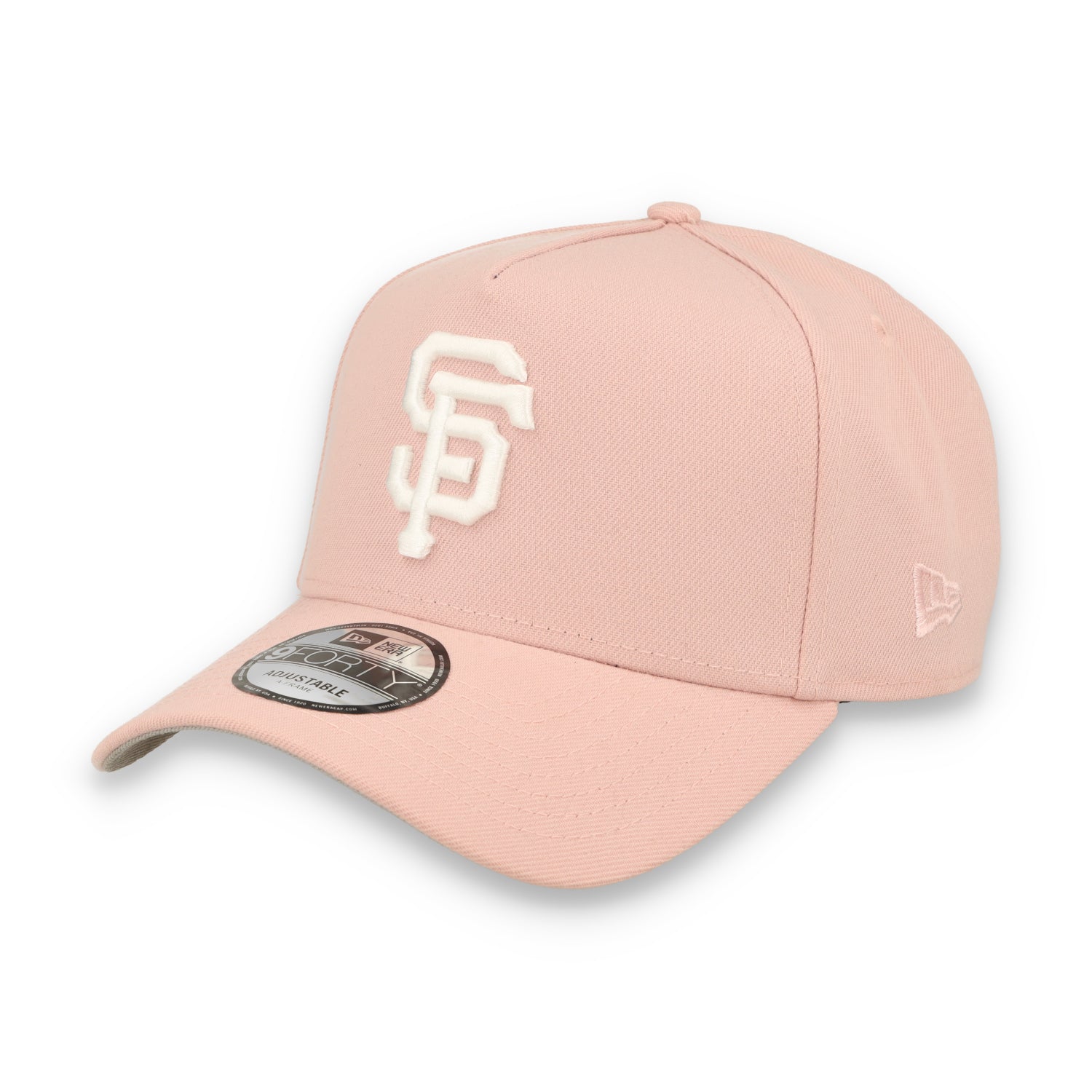 New Era San Francisco Giants 60th Anniversary 9FORTY A-Frame Snapback Hat-Pink Rouge