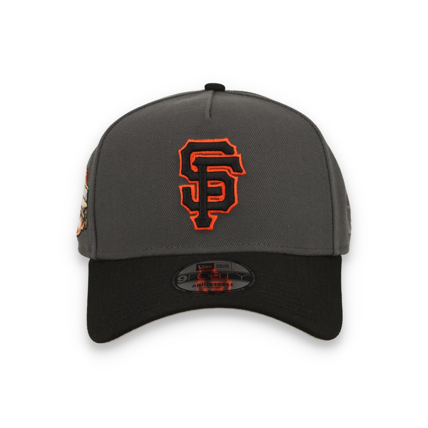 New Era San Francisco Giants 9FORTY A-Frame Snapback Hat-Dark Graphite