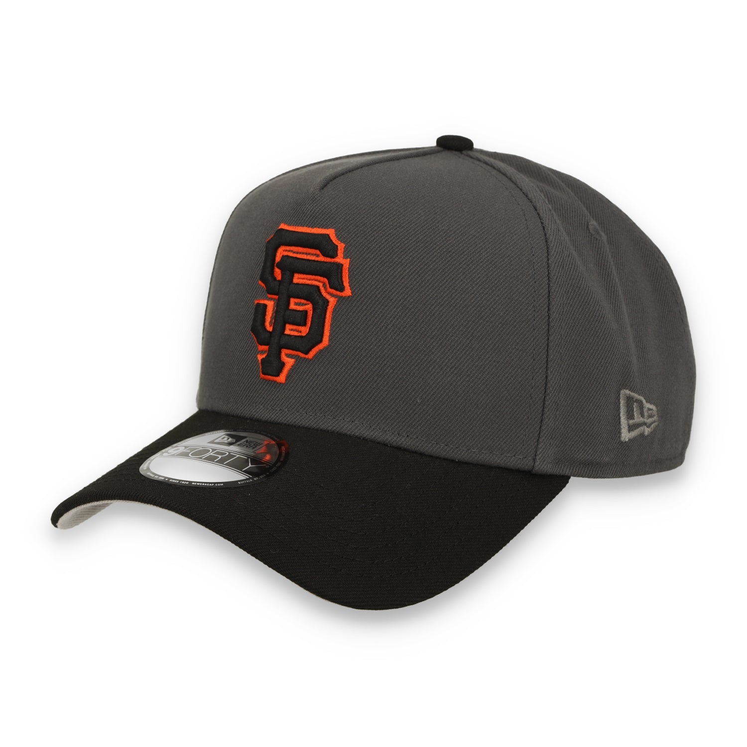 New Era San Francisco Giants 9FORTY A-Frame Snapback Hat-Dark Graphite