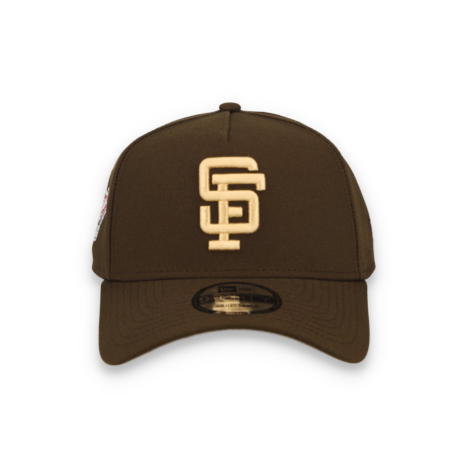 New Era San Francisco Giants 1989 World Series 9FORTY A-Frame Snapback Hat-Brown