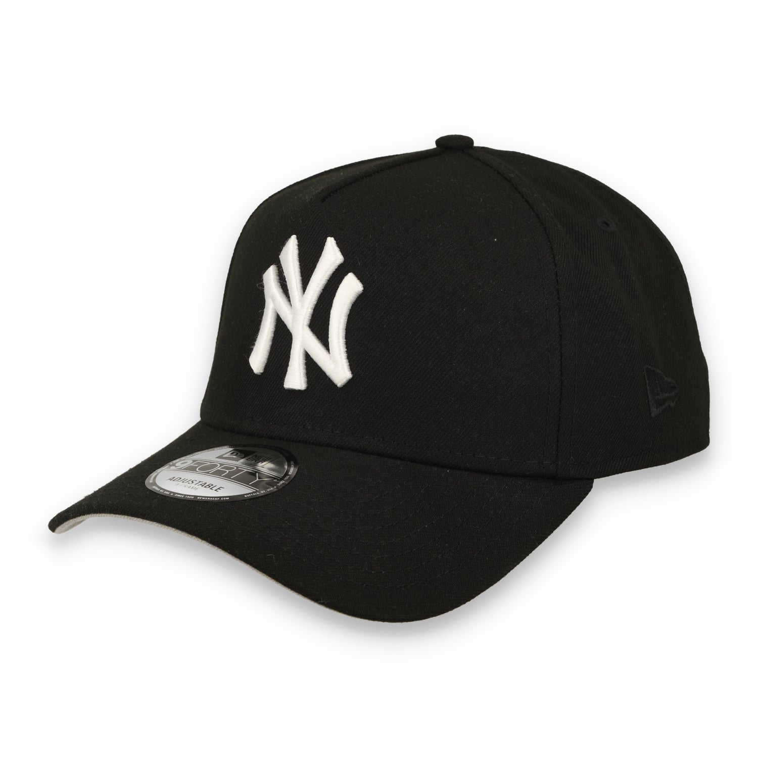 New Era New York Yankees 1999 World Series Side Patch A Frame 9FORTY Adjustable Hat-Black/White
