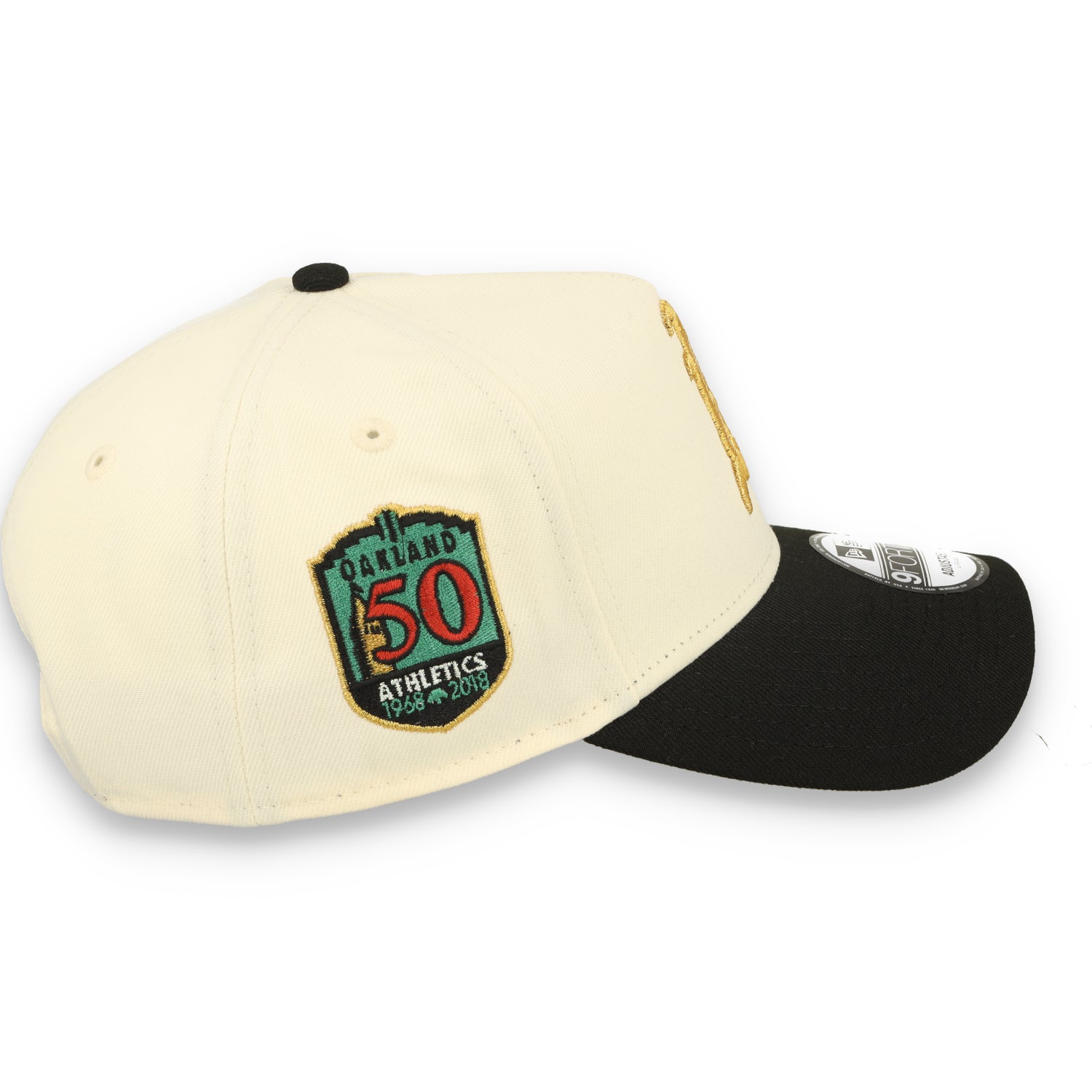 New Era Oakland Athletics "50 years Anniversary" Side Patch - A Frame 9forty Adjustable Hat