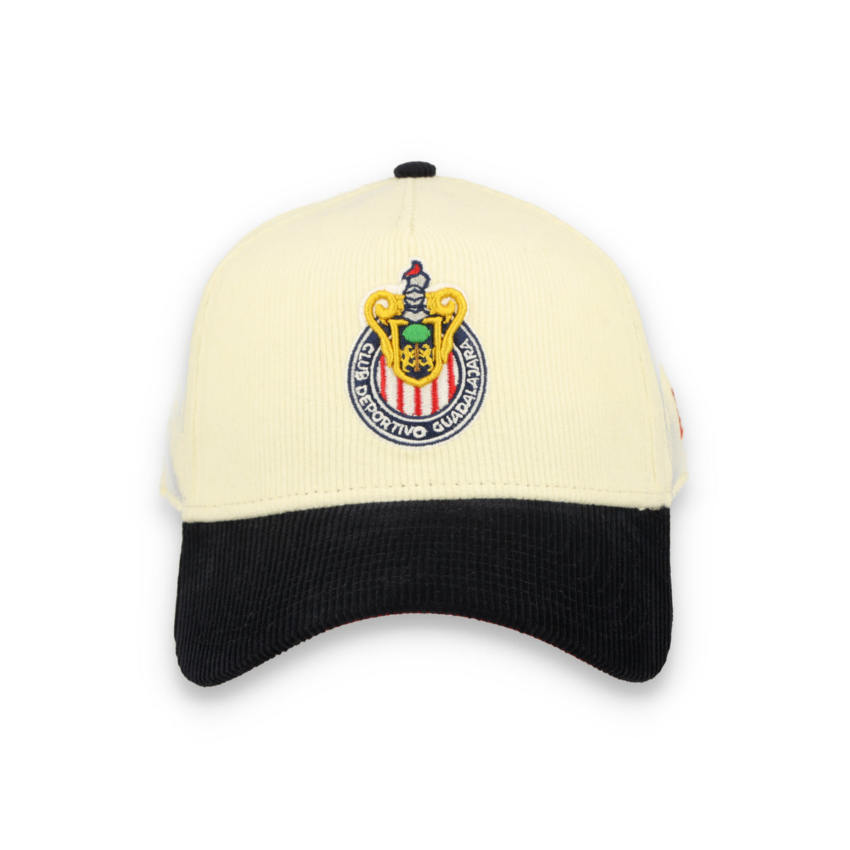 New Era C.D Guadalajara Corduroy 9Forty Adjustable Hat - Chrome/Navy