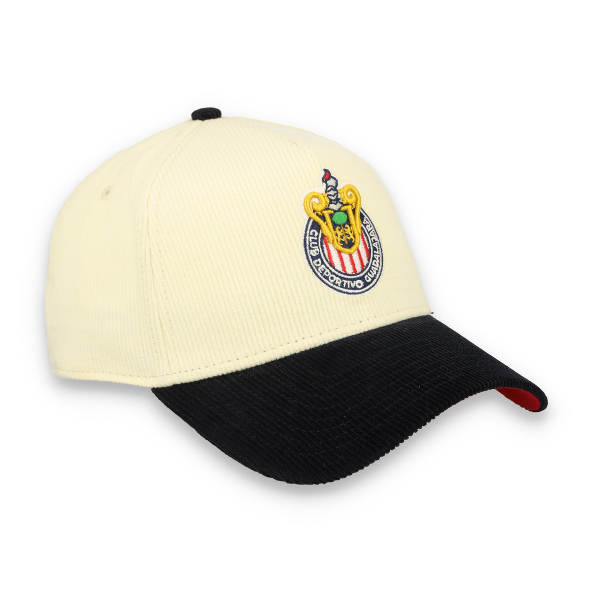New Era C.D Guadalajara Corduroy 9Forty Adjustable Hat - Chrome/Navy