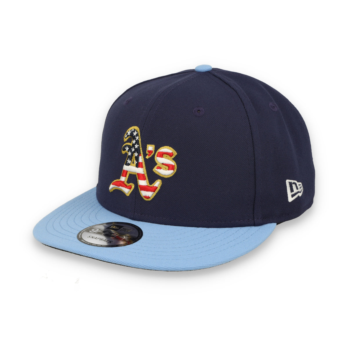New Era Oakland Athletics Independence Day "250th Anniversary" Side Patch 9FIFTY Snapback Hat
