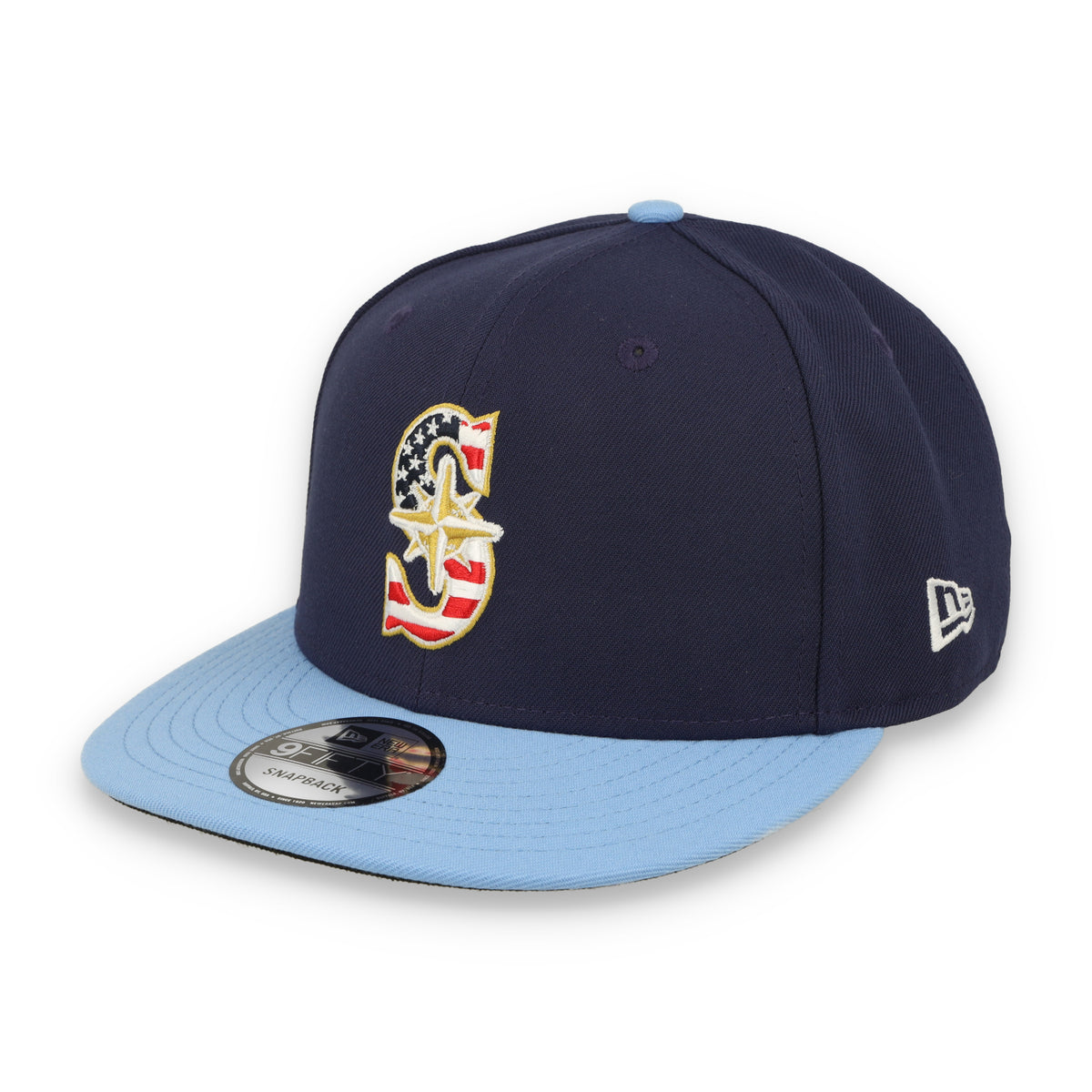 New Era Seattle Mariners Independence Day "250th Anniversary" Side Patch 9FIFTY Snapback Hat