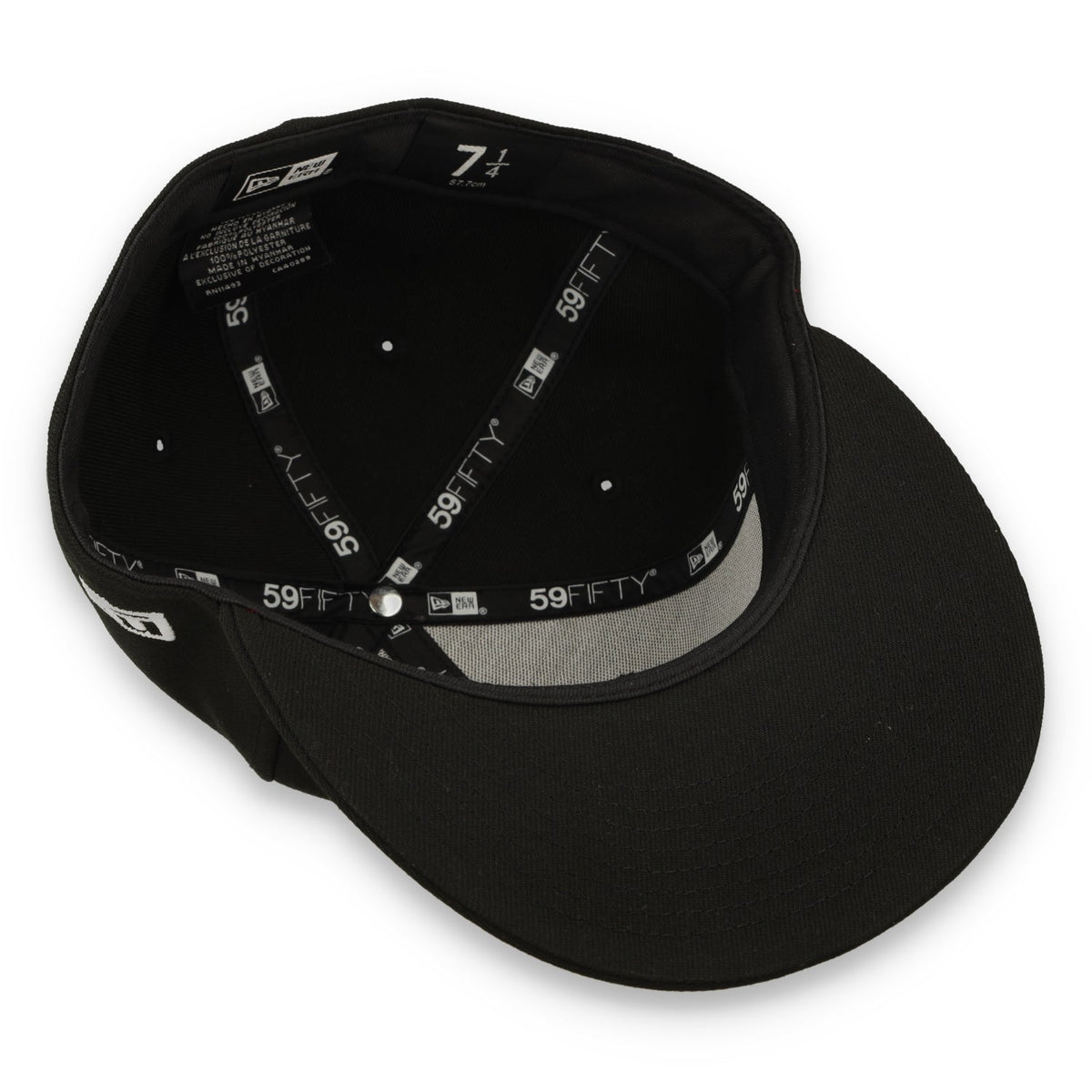 New Era Club America Black and White 59FIFTY Fitted Hat