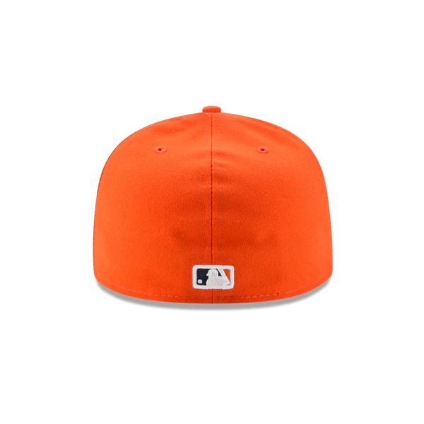 HOUSTON ASTROS NEW ERA AUTHENTIC COLLECTION 59FIFTY FITTED-ON-FIELD COLLECTION-ORANGE