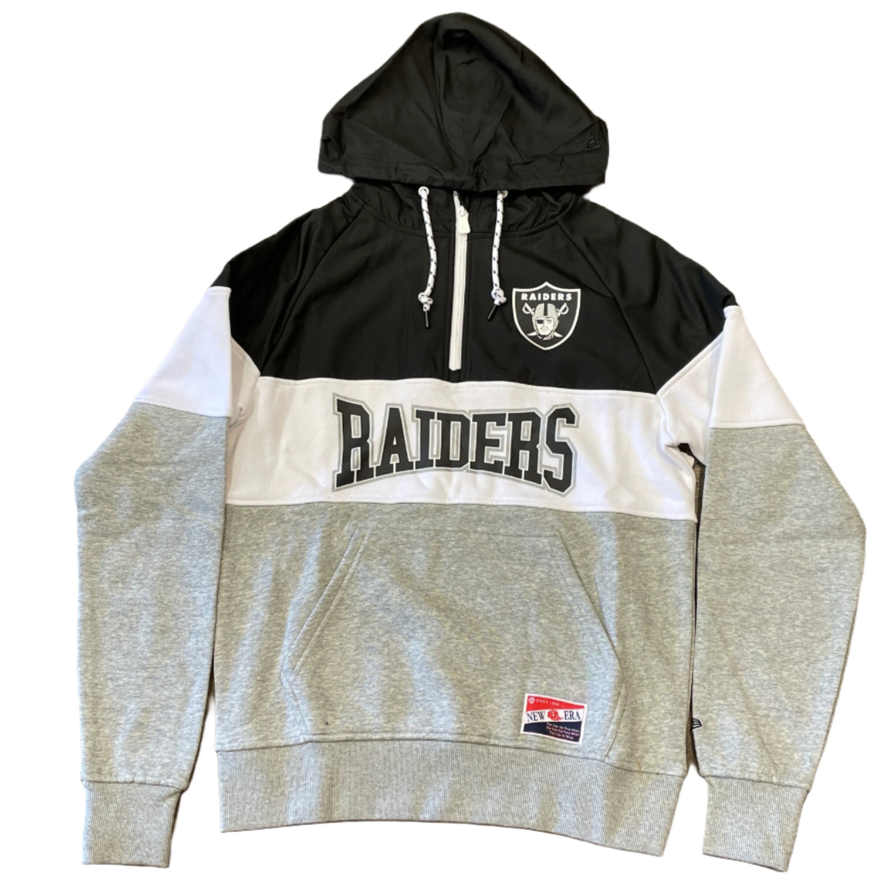 New Era Men's Las Vegas Raiders 1/4 Zip Hoodie