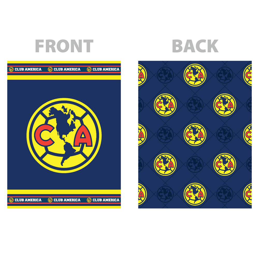Club America Cloud Soft Reversible Baby Size Blanket