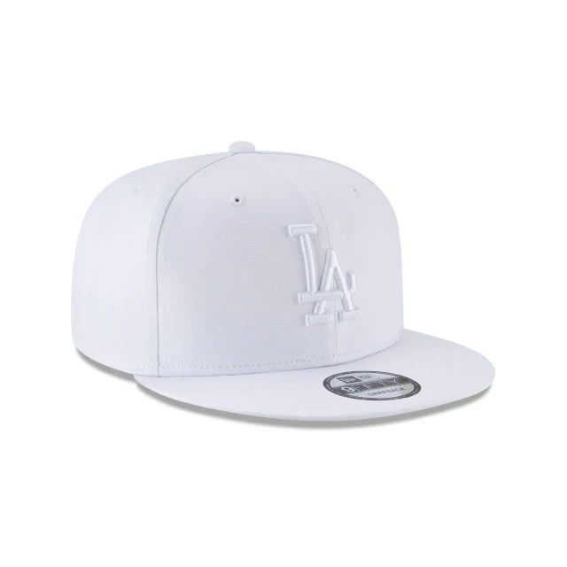 New Era Los Angeles Dodgers White On White 9FIFTY Snapback Hat