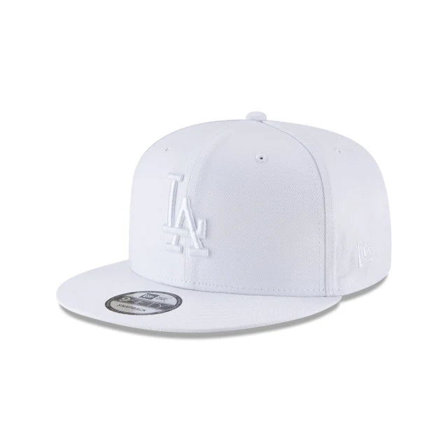 New Era Los Angeles Dodgers White On White 9FIFTY Snapback Hat