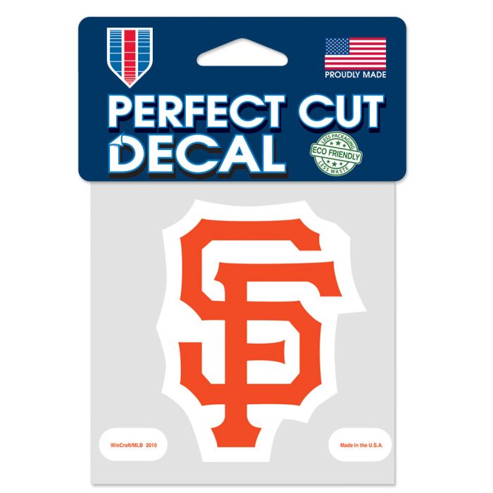 San Francisco Giants Perfect Cut Color Decal 4" x 4"