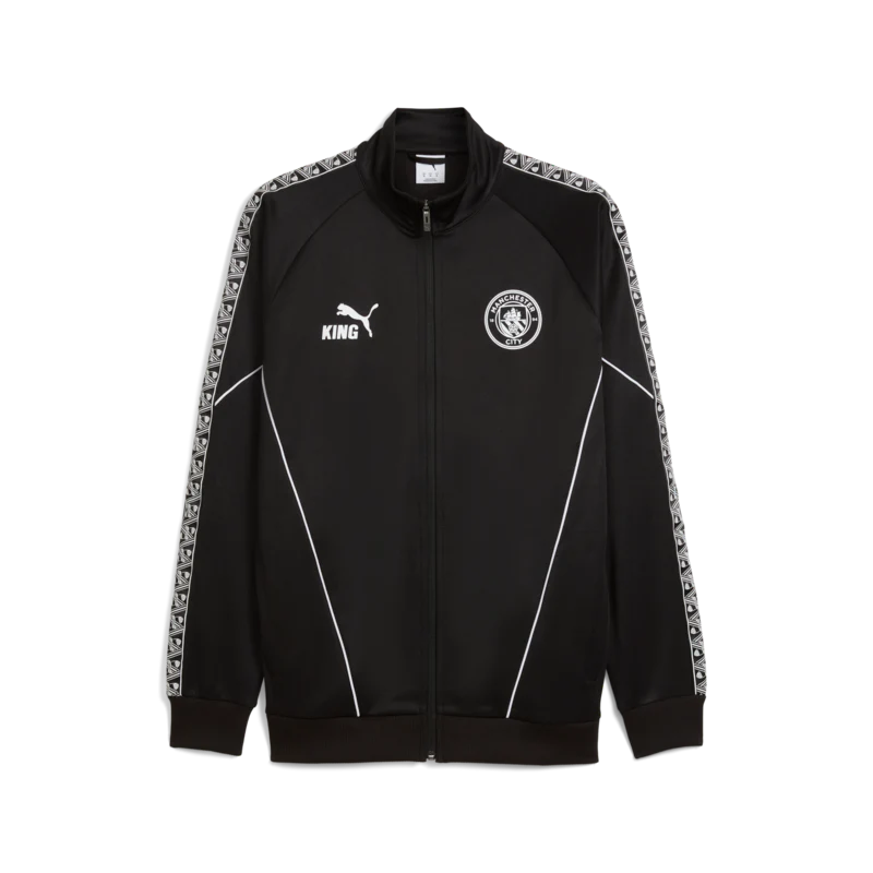 Puma Men's Manchester City KING Anthem Jacket/ Black/White