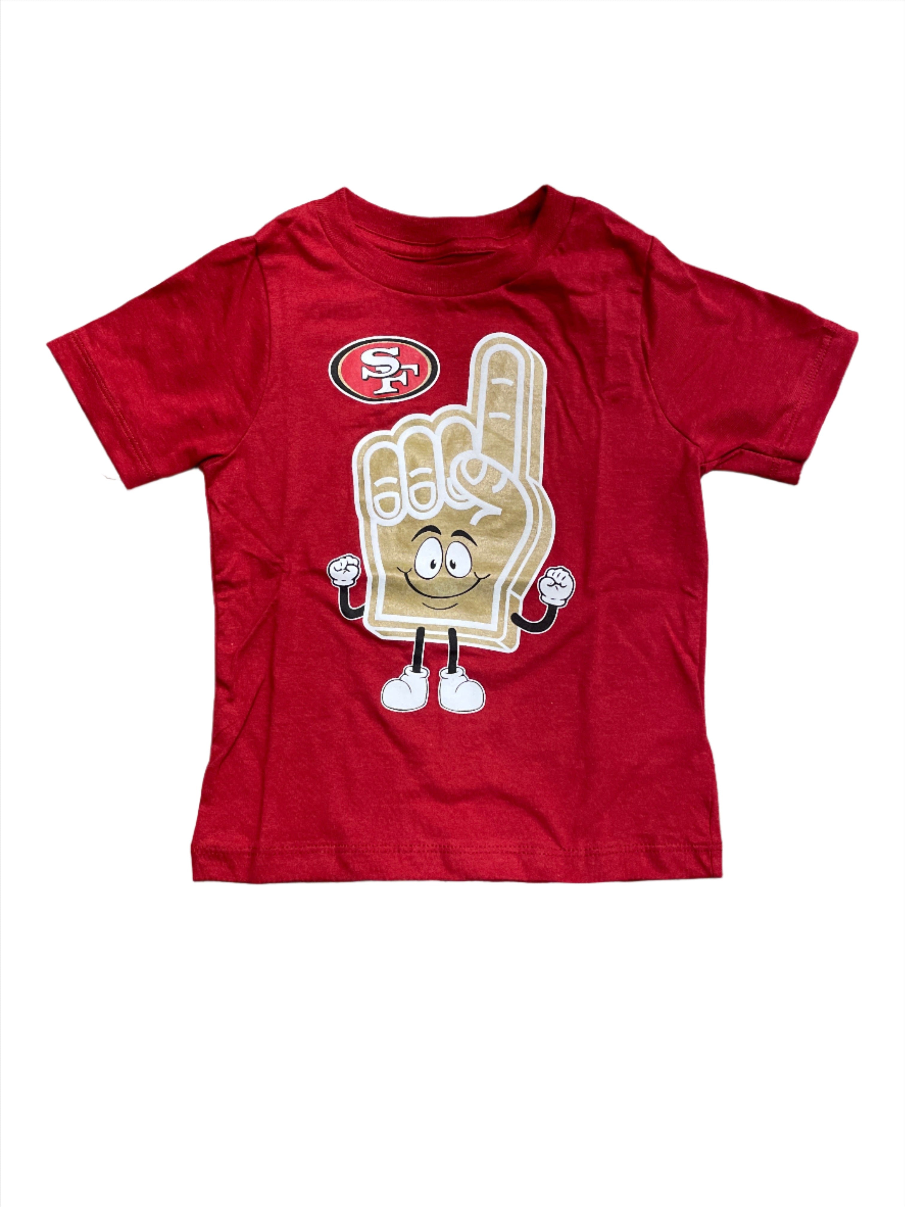 San Francisco Toddler 49ERS Hand Off SS CTN tee