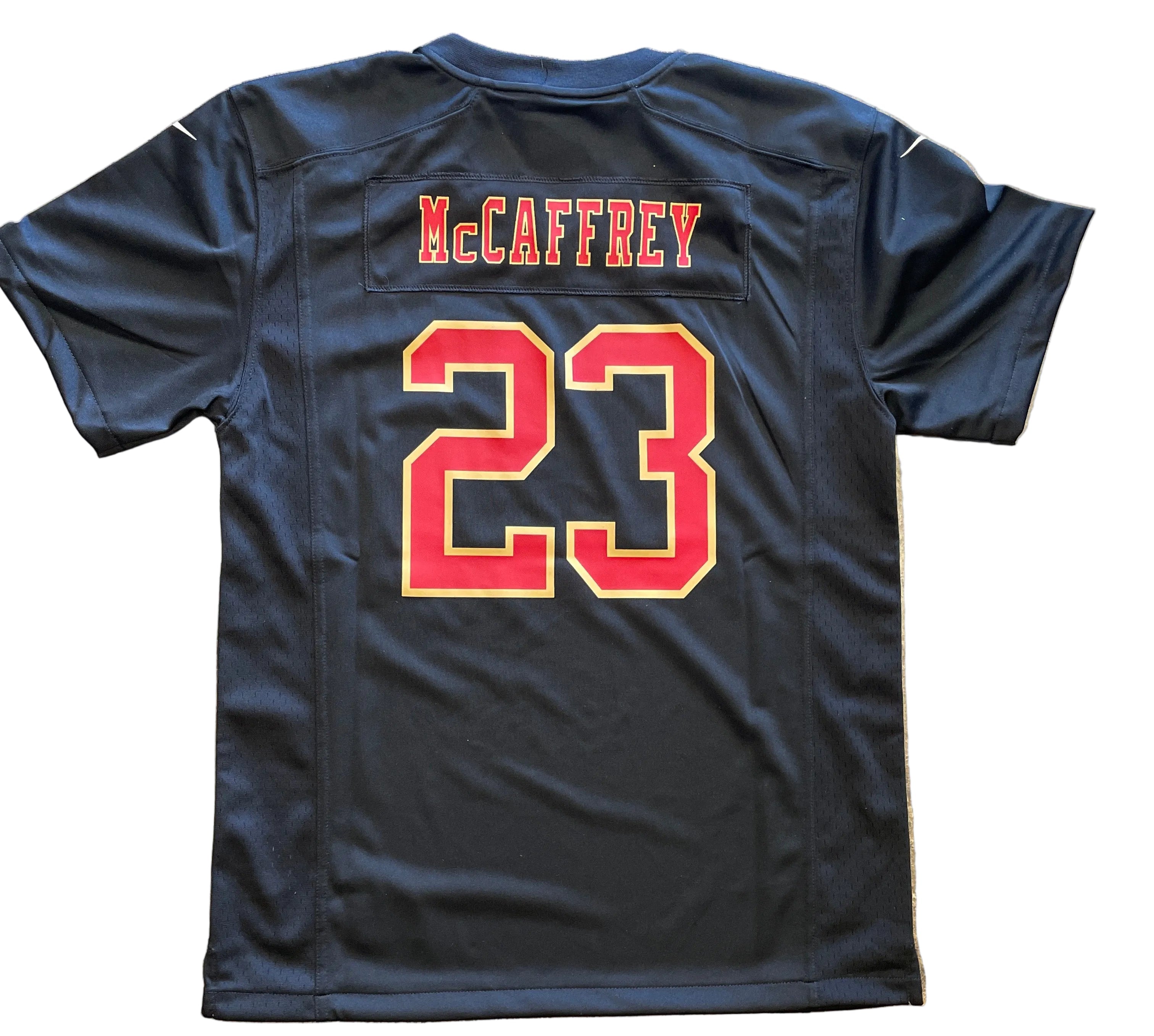 Nike Youth San Francisco 49ers Christian McCaffery Game Jersey - Carbon Black