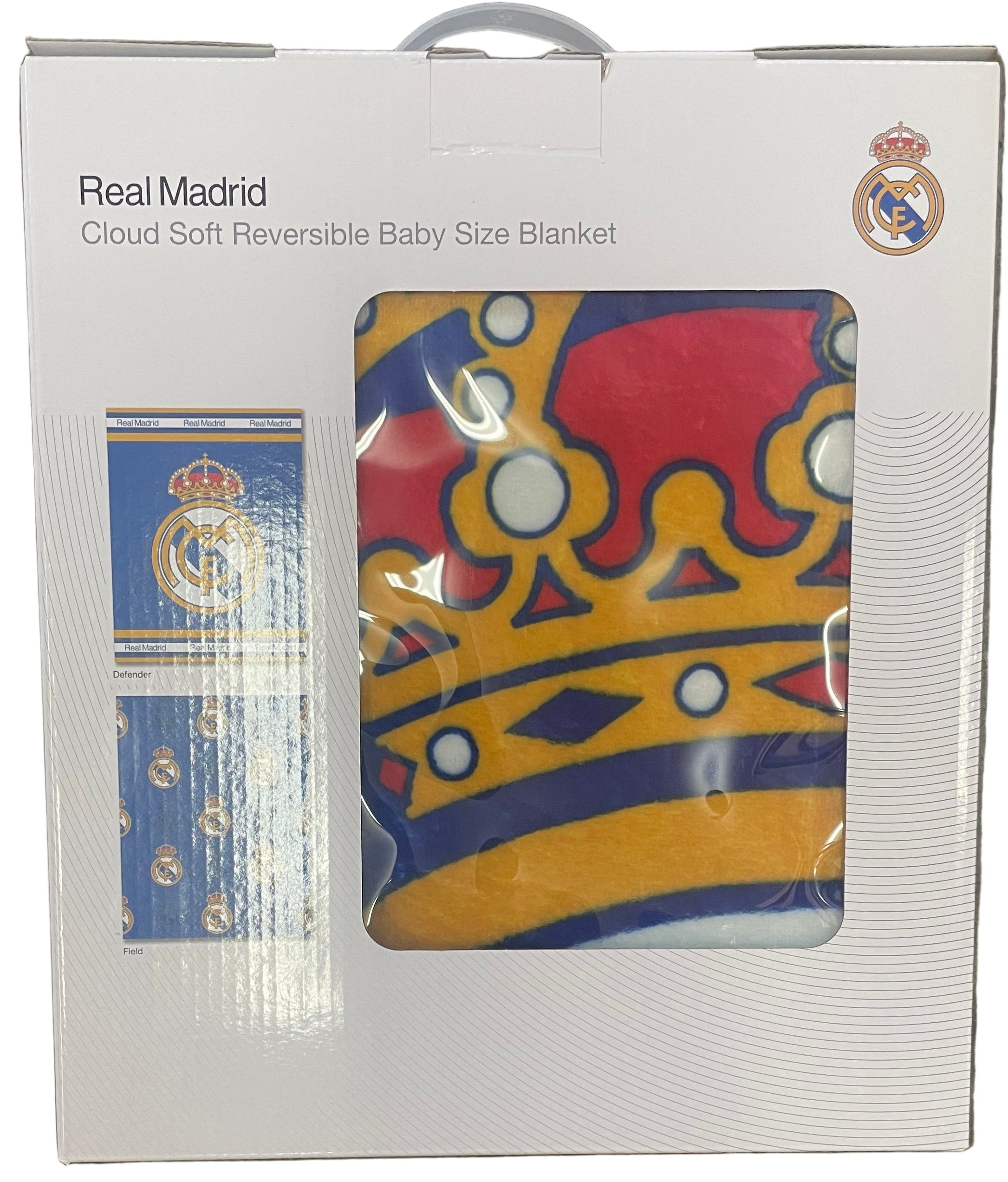 Real Madrid Cloud Soft Reversible Baby Size Blanket