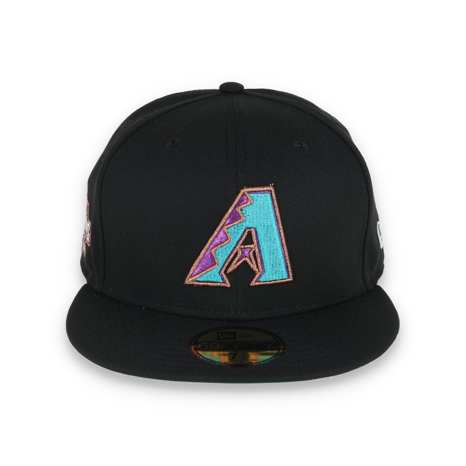 New Era Arizona Diamondbacks 20th Anniversary A Metallic Logo 59fifty Fitted-Black