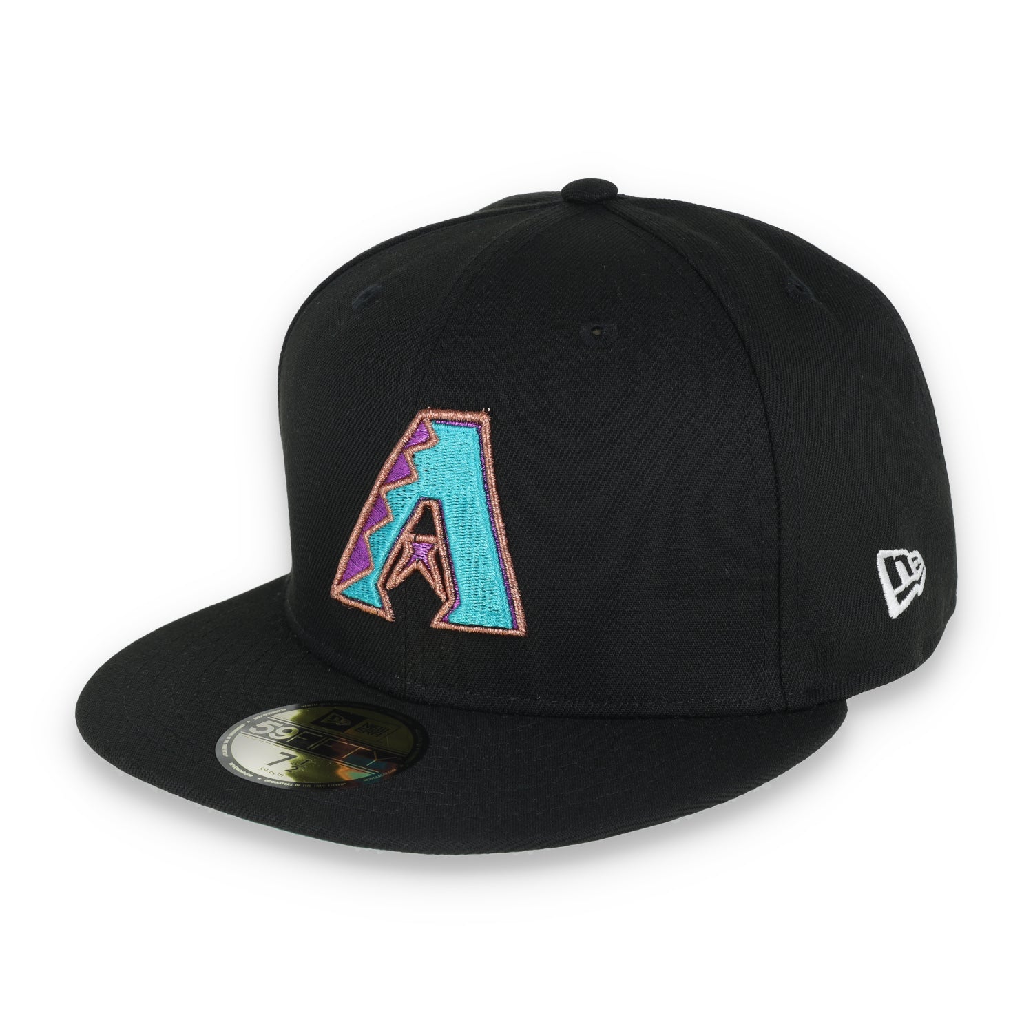 New Era Arizona Diamondbacks 20th Anniversary A Metallic Logo 59fifty Fitted-Black