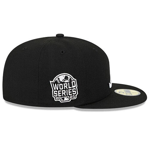 New Era Atlanta Braves 2021 World Series Team Color 59FIFTY Fitted Hat - Black/White