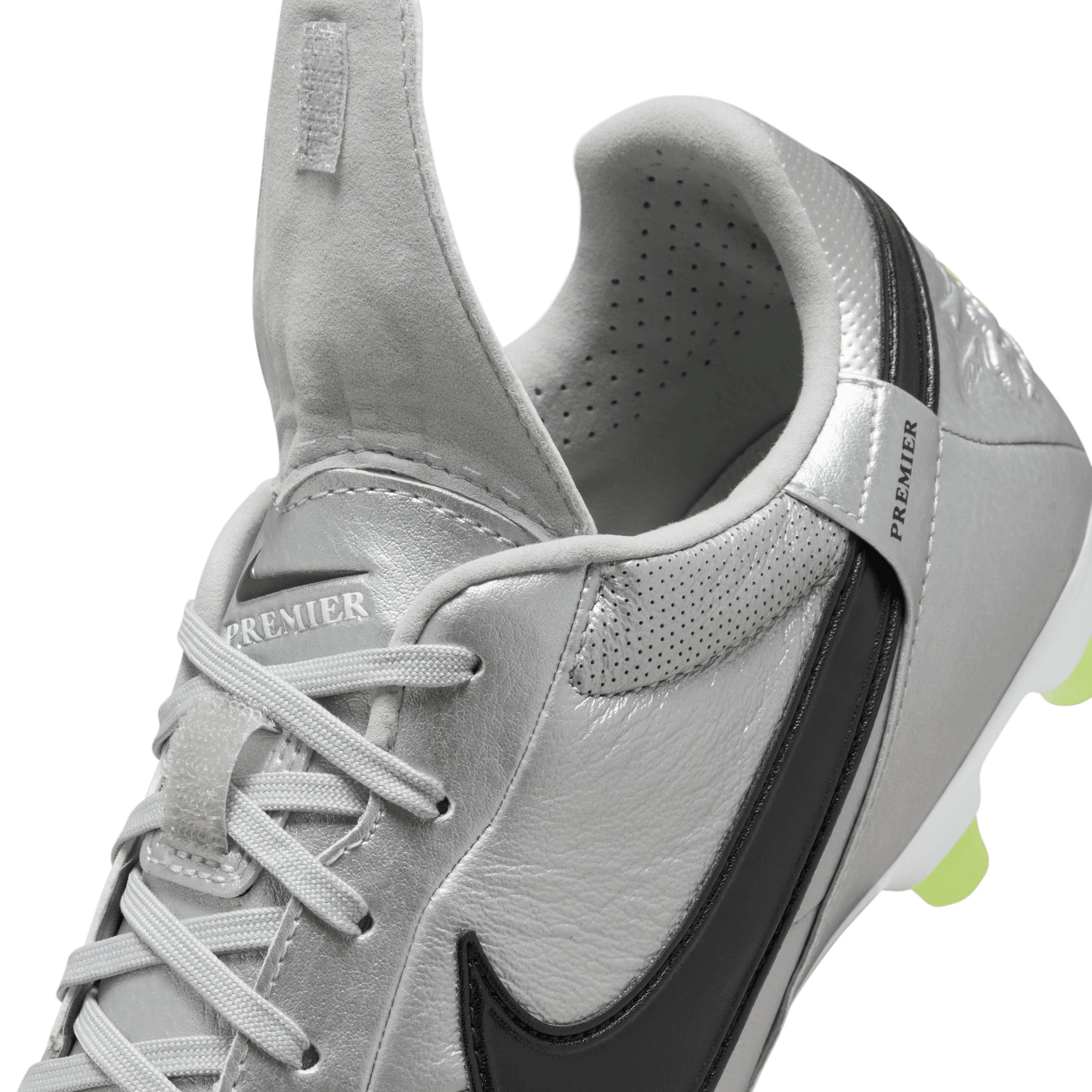 Nike Premier 3 FG-Metallic Silver/Black-Volt