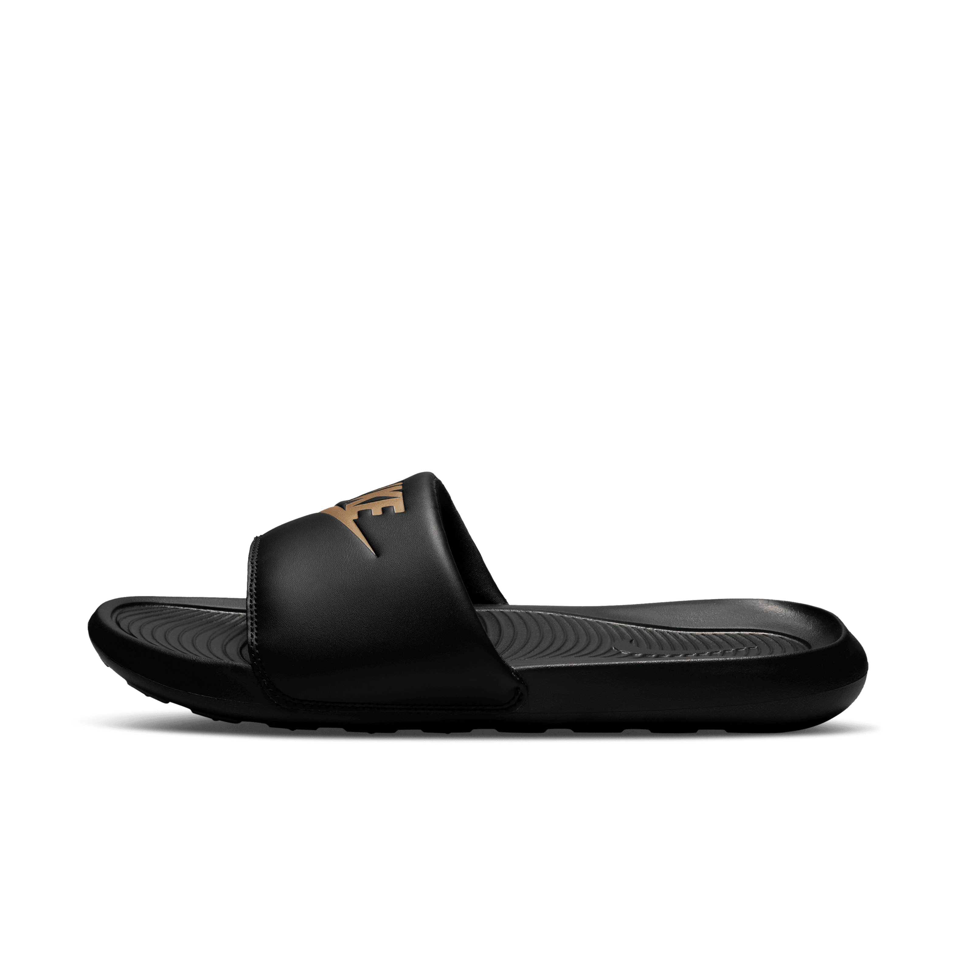 Nike Victori One Slides-Black/Gold