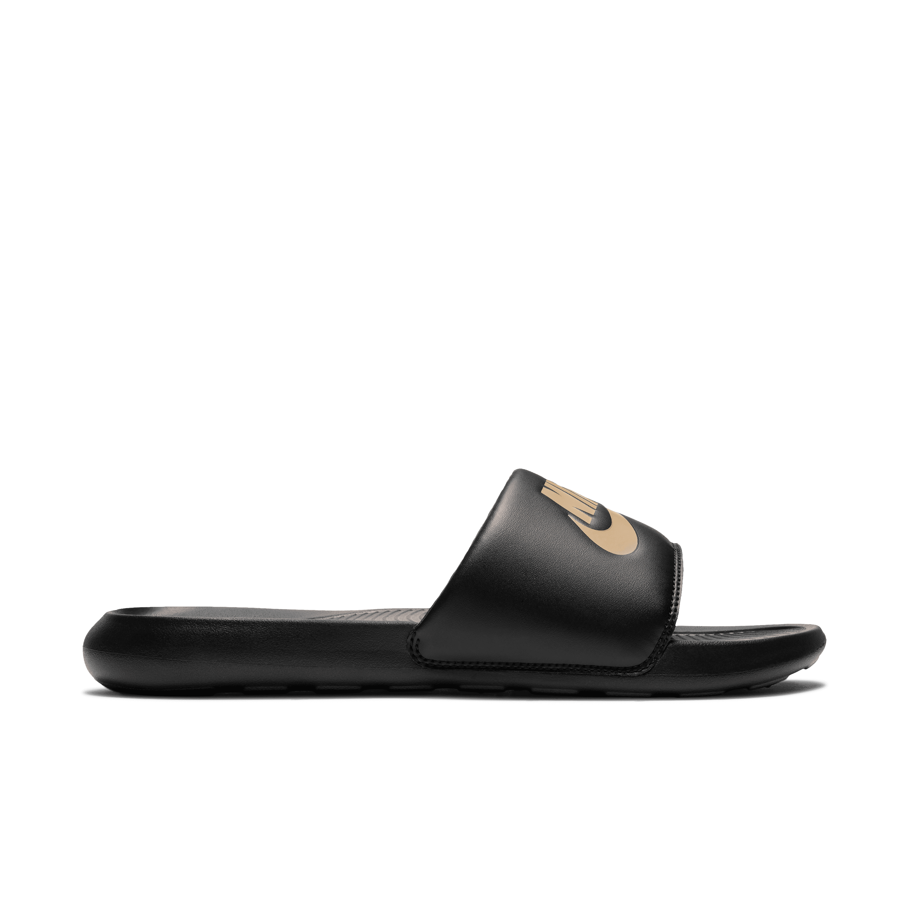 Nike Victori One Slides-Black/Gold