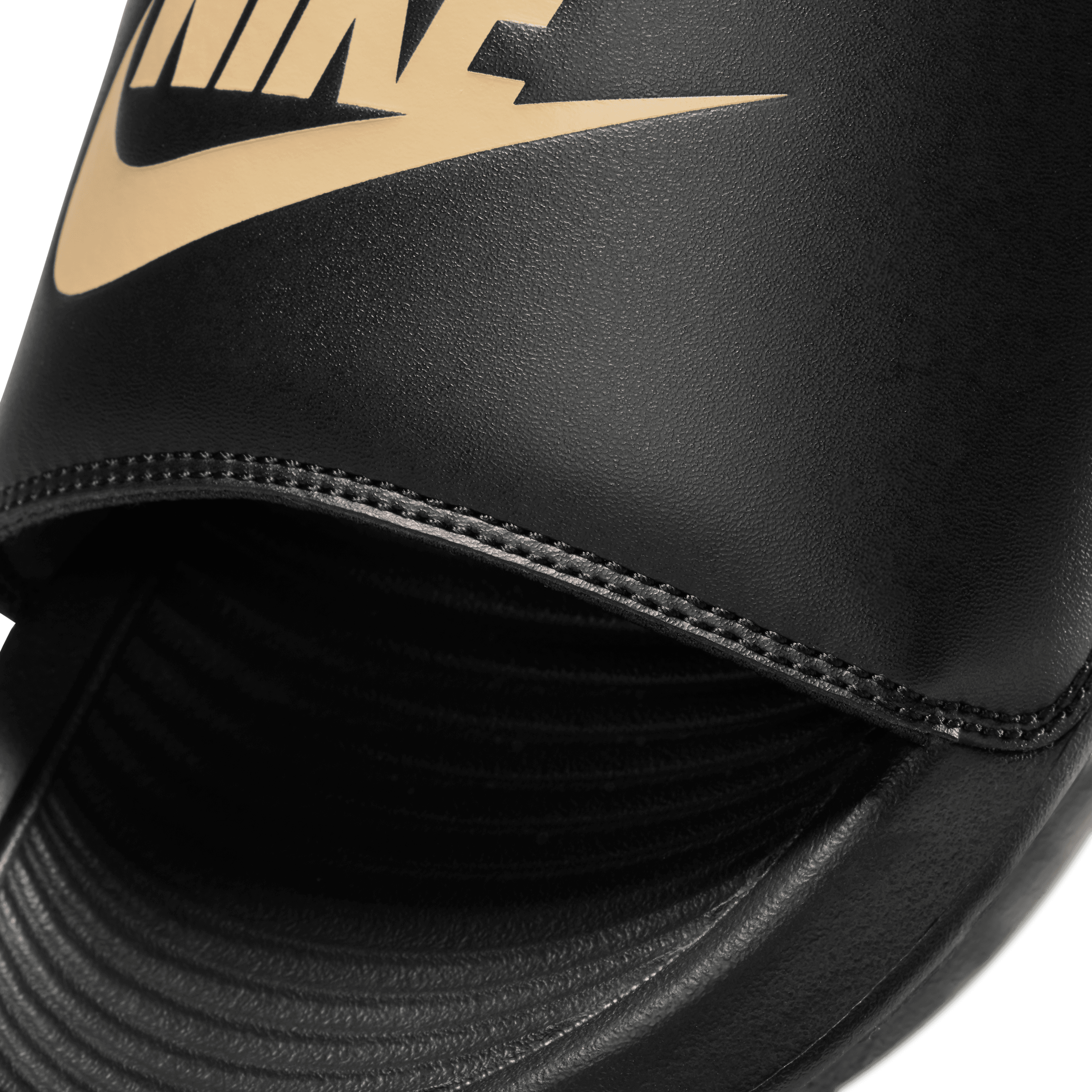 Nike Victori One Slides-Black/Gold