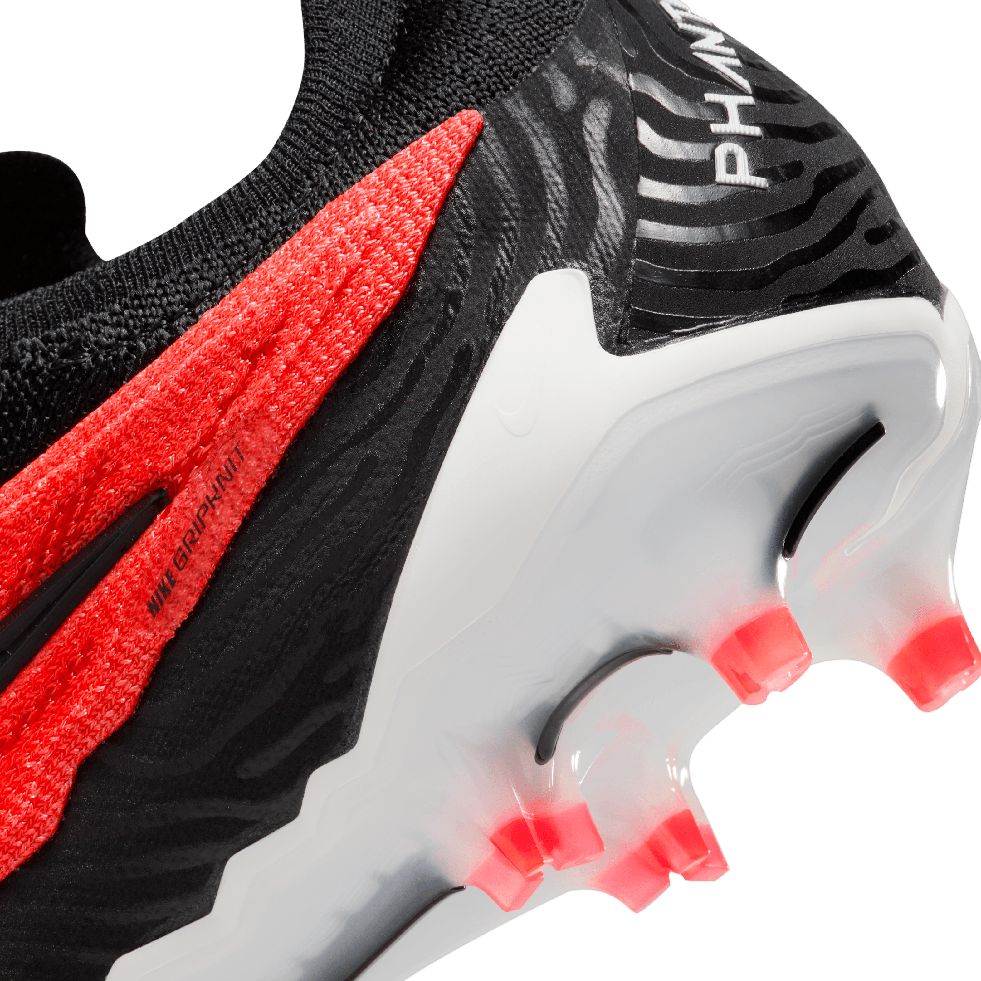 Nike Gripknit Phantom GX Elite FG-Bright Crimson/Black-White
