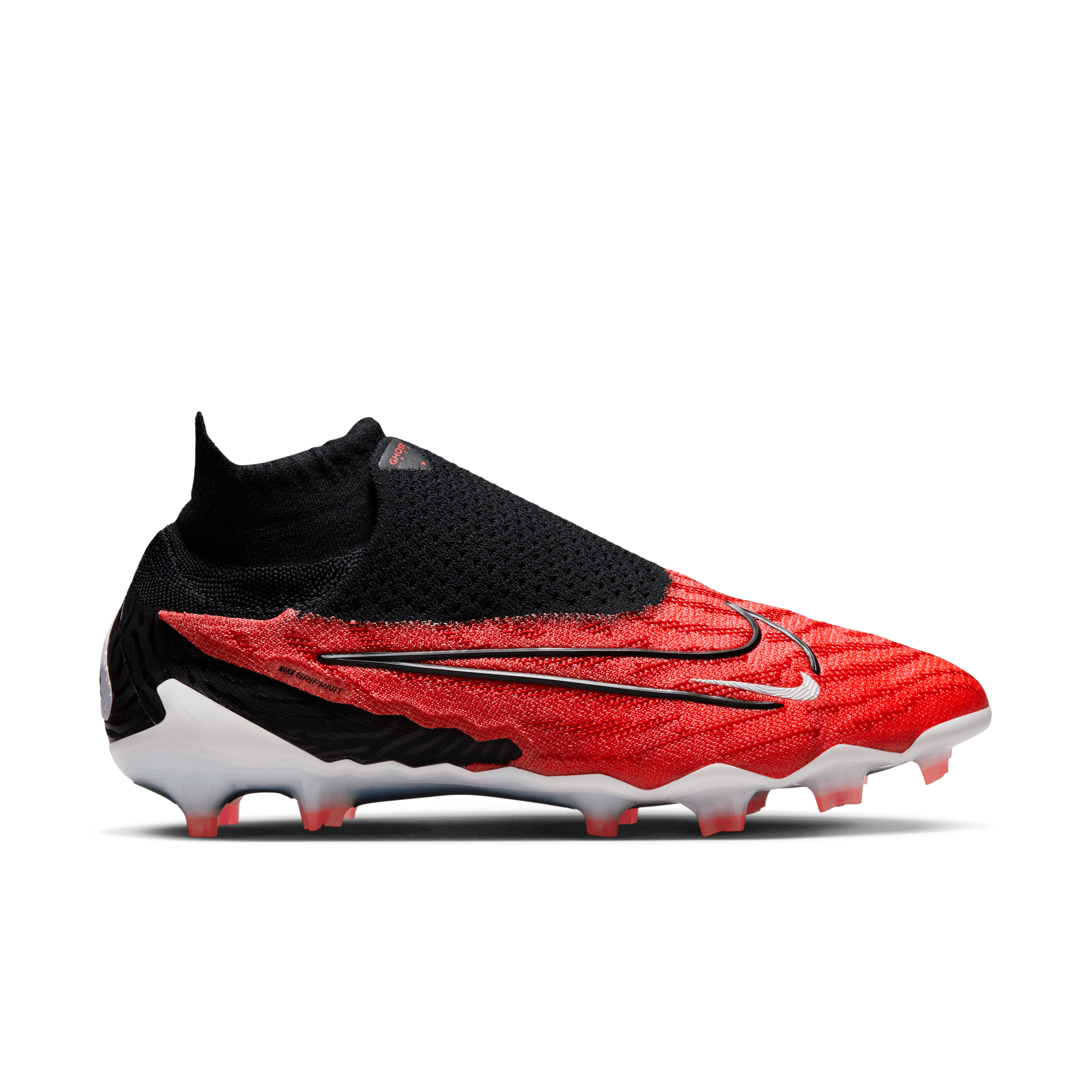 Nike Gripknit Phantom GX Elite Dynamic Fit FG-Bright Crimson/Black-White