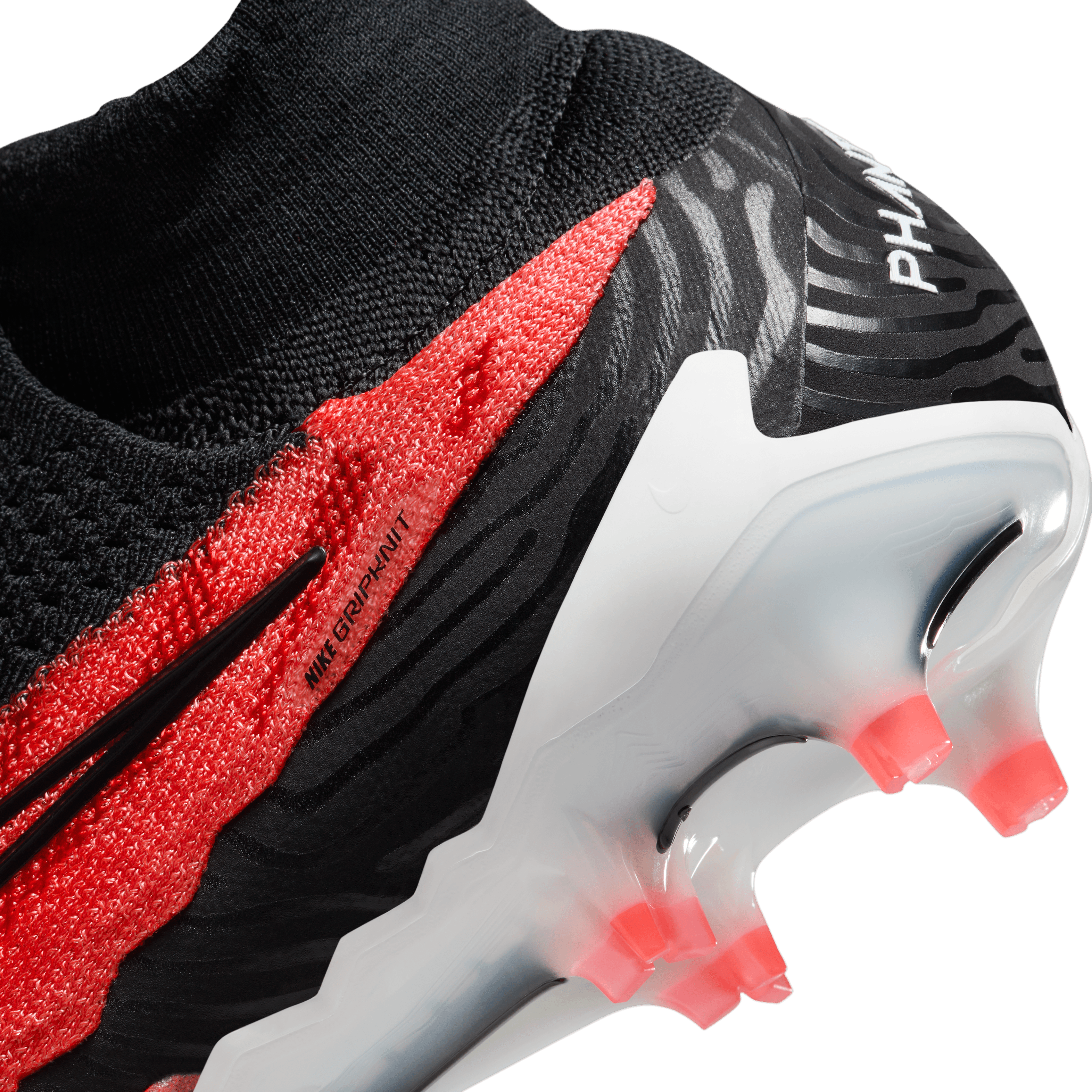 Nike Gripknit Phantom GX Elite Dynamic Fit FG-Bright Crimson/Black-White