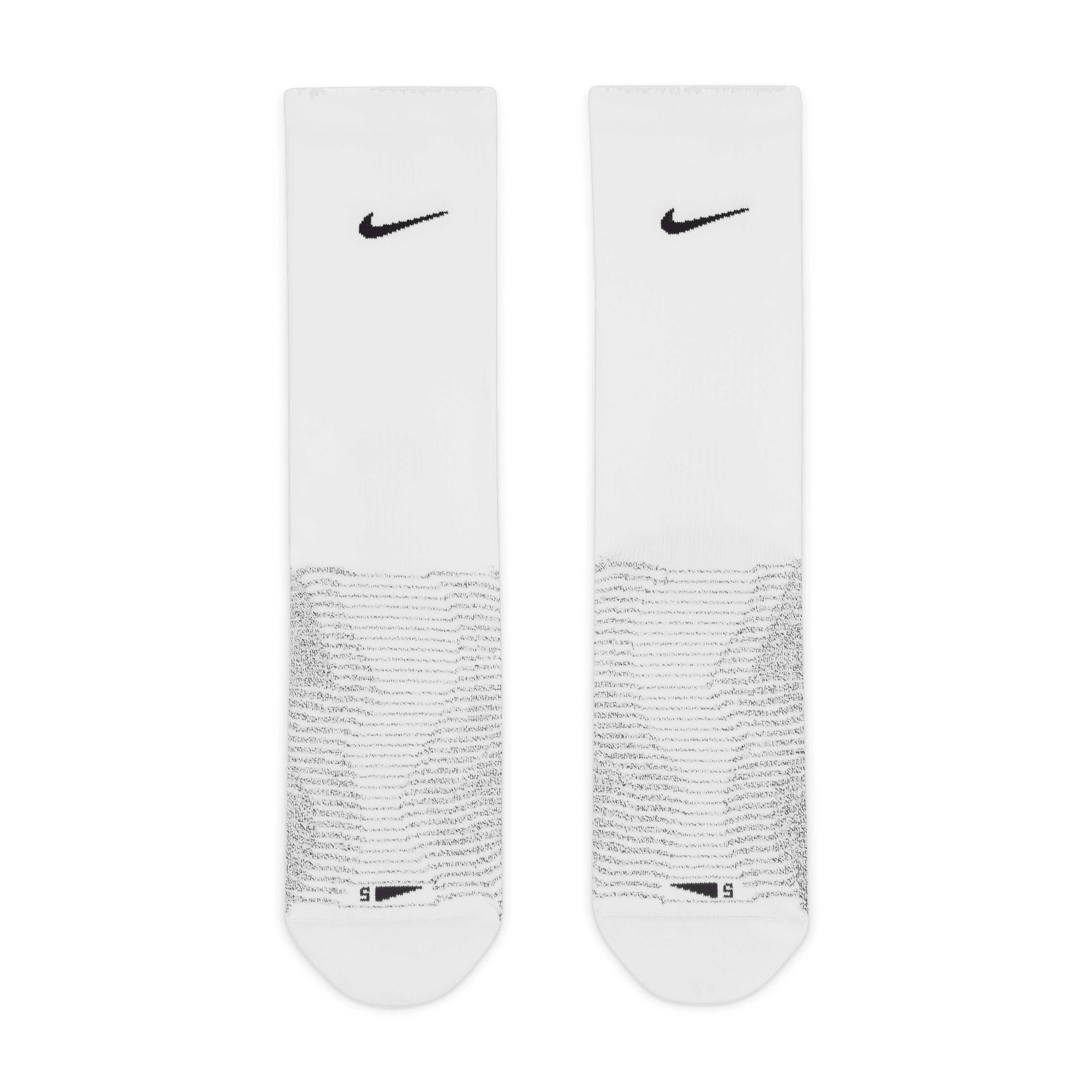 Nike Grip Vapor Strike Soccer Socks-White/Grey