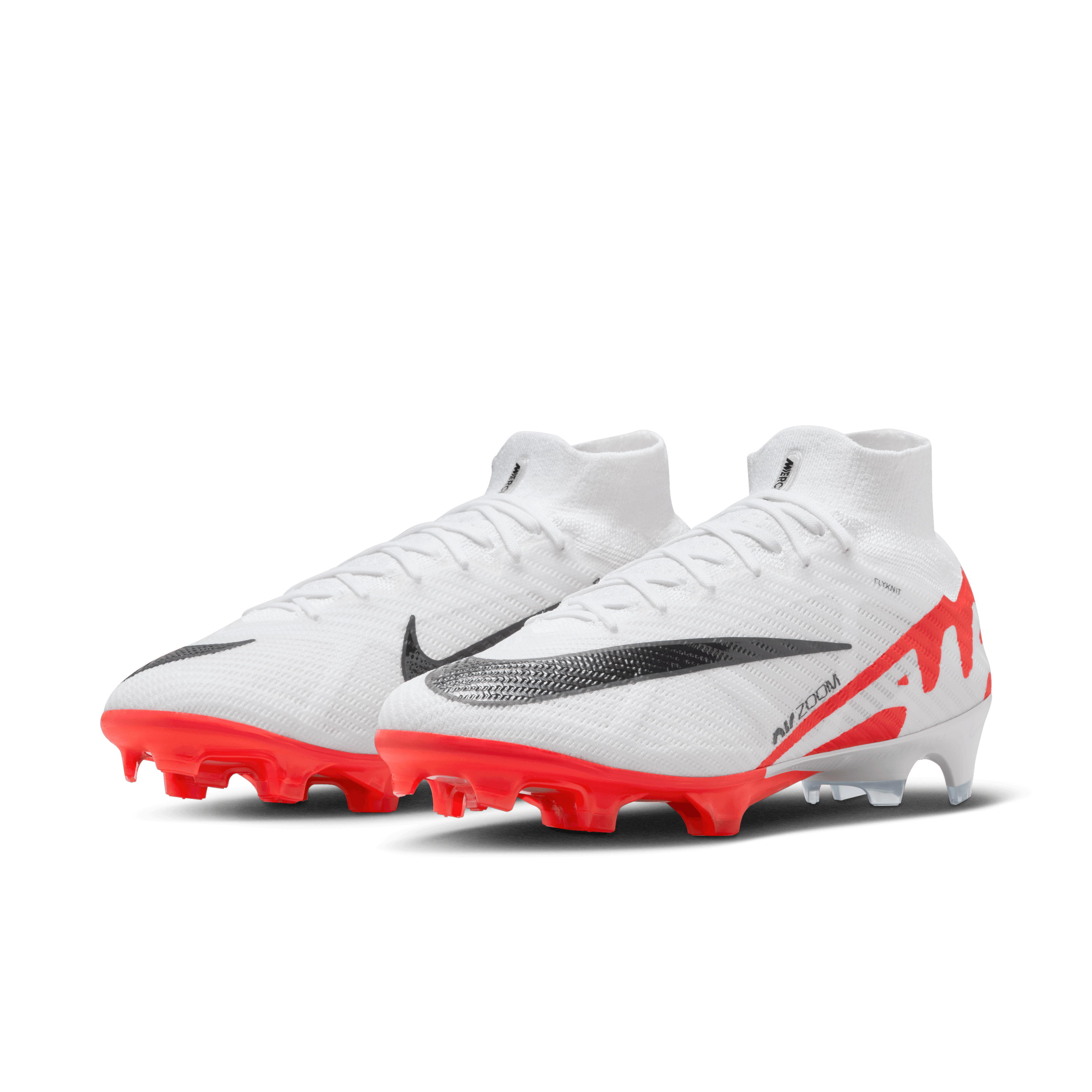 Nike Zoom Mercurial Superfly 9 Elite FG-Bright Crimson/White-Black