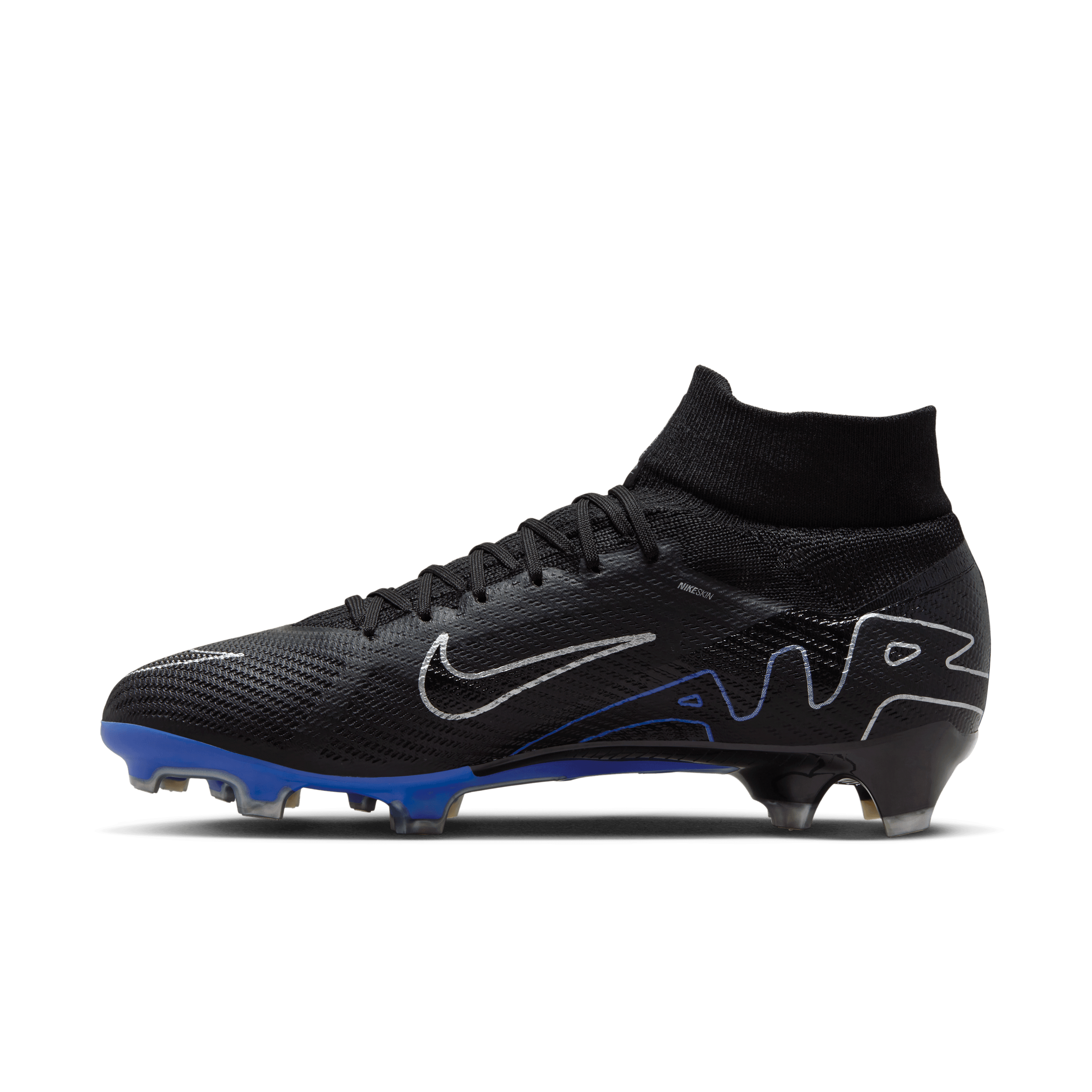 Nike Zoom Mercurial Superfly 9 Pro FG-Black/Blue