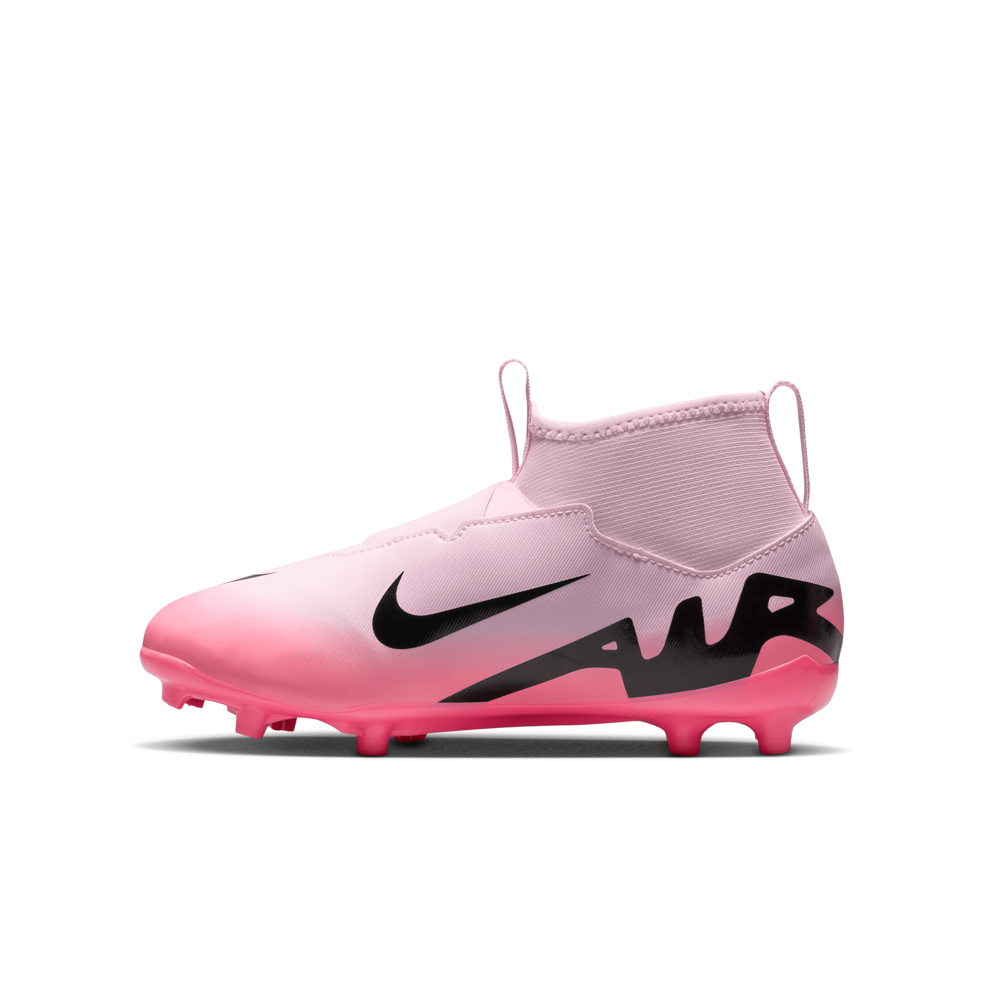 Nike Jr. Zoom Mercurial Superfly 9 Academy FG/MG - Pink Foam /Black