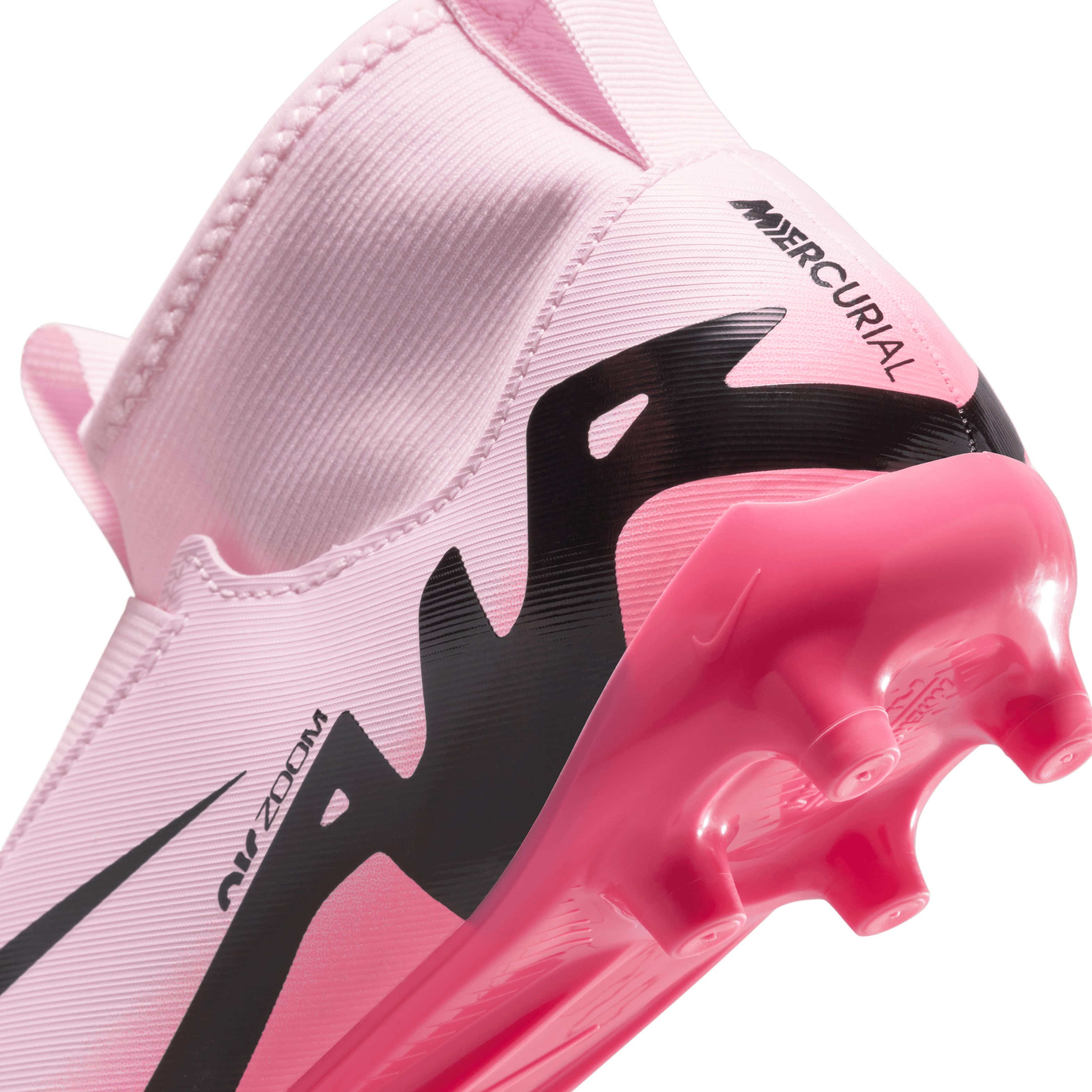 Nike Jr. Zoom Mercurial Superfly 9 Academy FG/MG - Pink Foam /Black