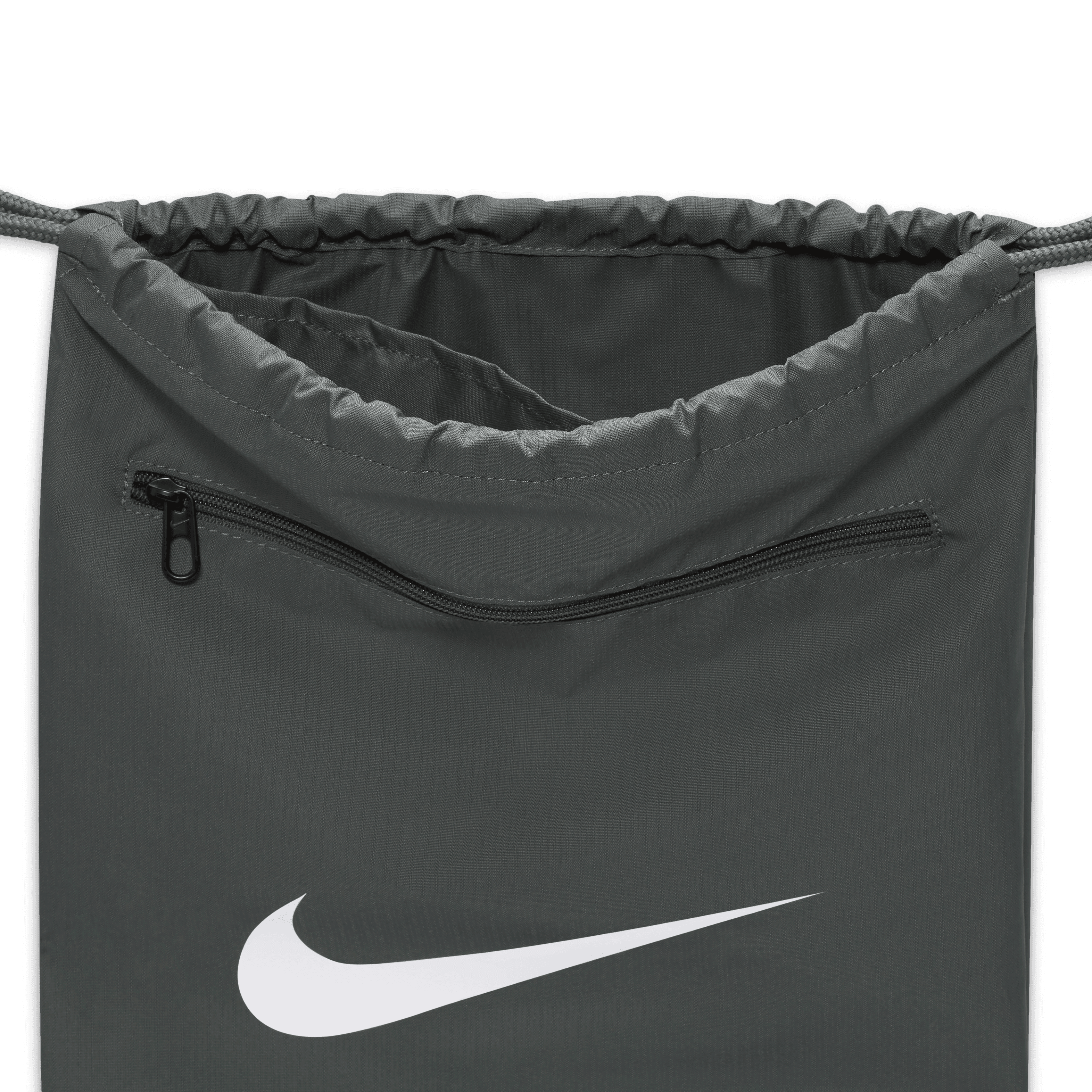 Nike Brasilia 9.5 Training Gym Sack (18L)-IRON GREY/BLACK/WHITE