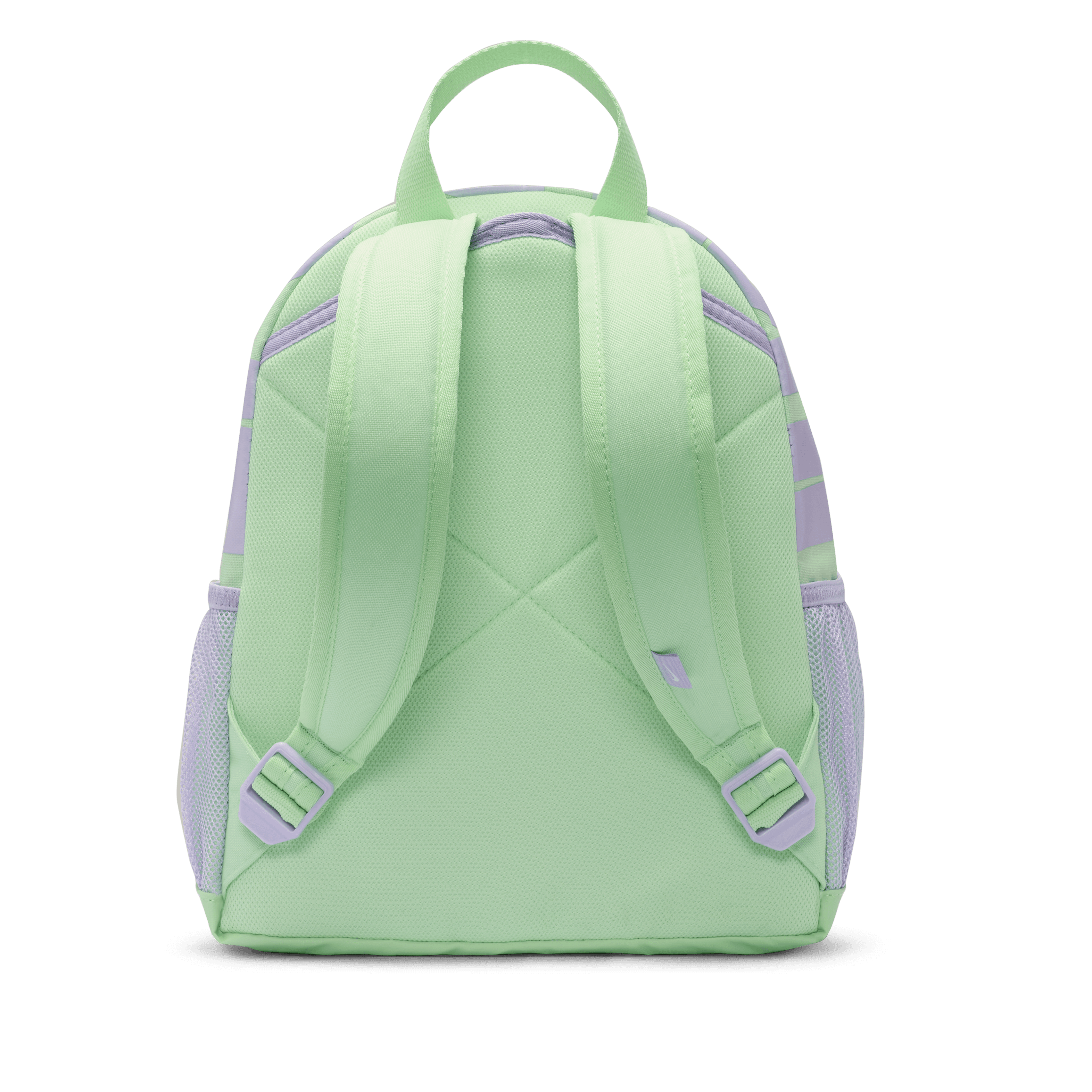 Nike Kids Brasilia JDI Mini Backpack-Apor Green/Lilac Bloom/White