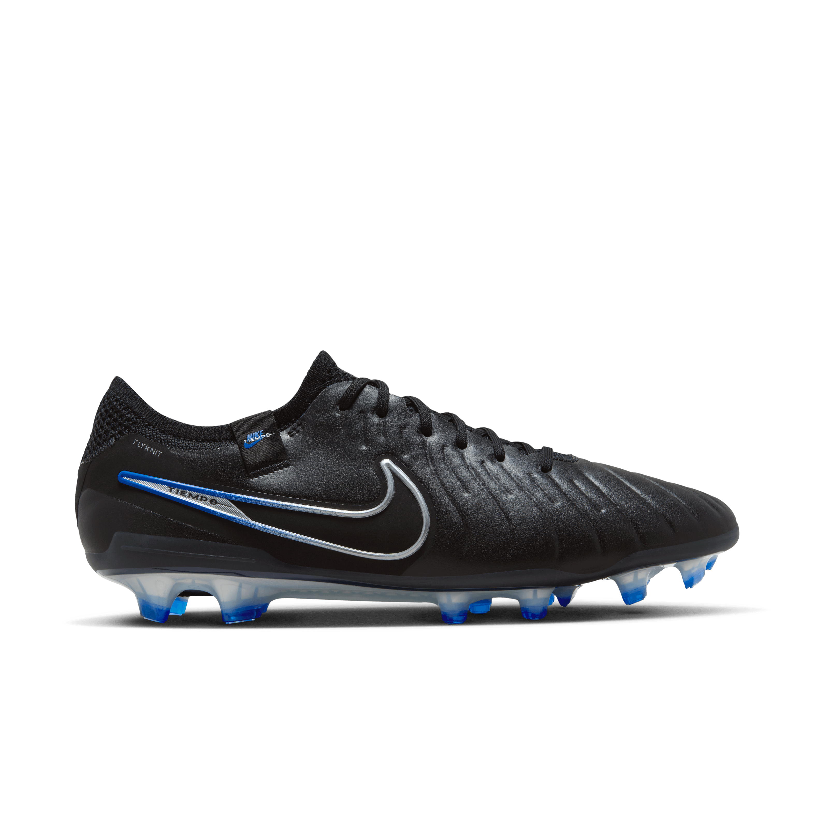 Nike Tiempo Legend 10 Elite FG-Black/Chrome-Hyper Royal