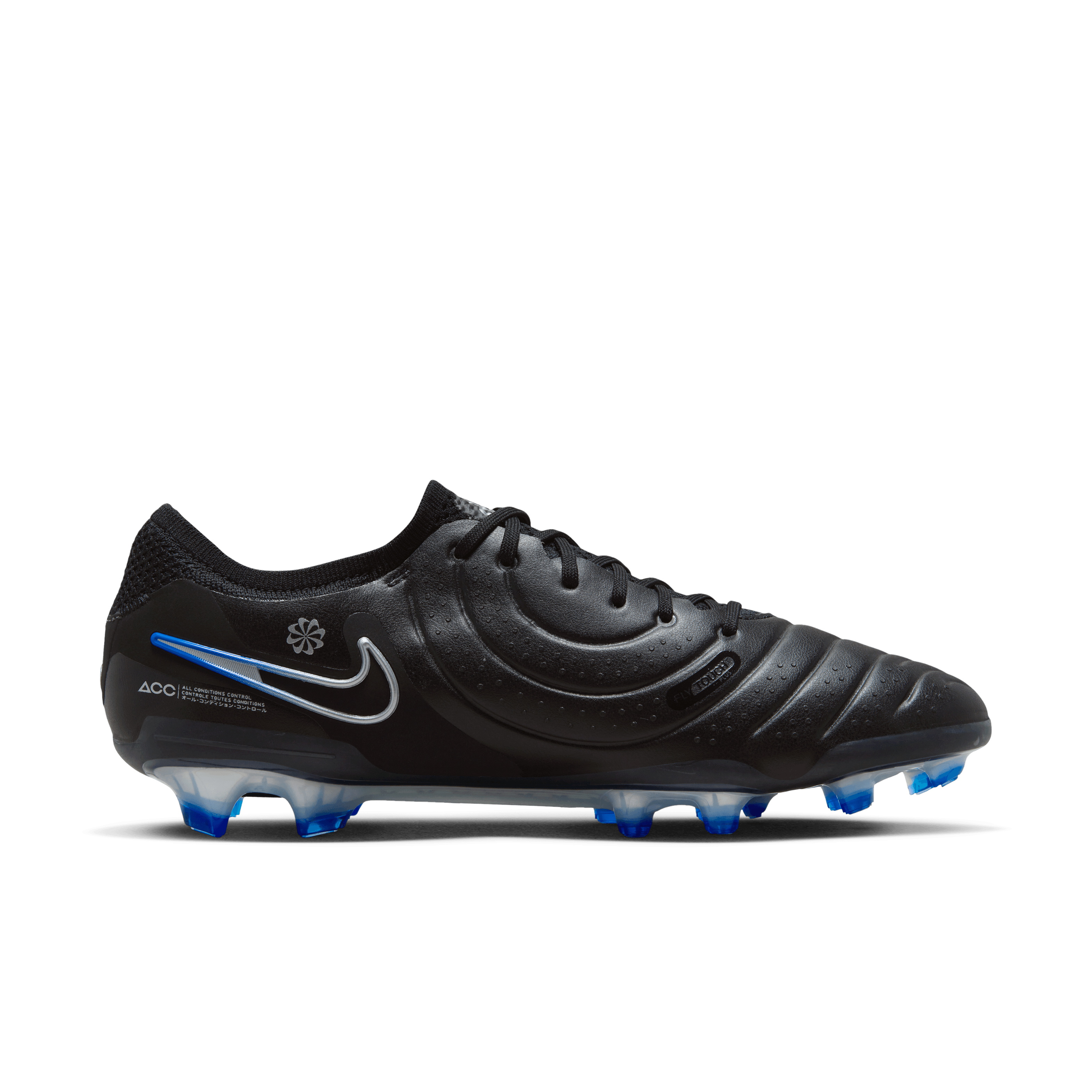 Nike Tiempo Legend 10 Elite FG-Black/Chrome-Hyper Royal