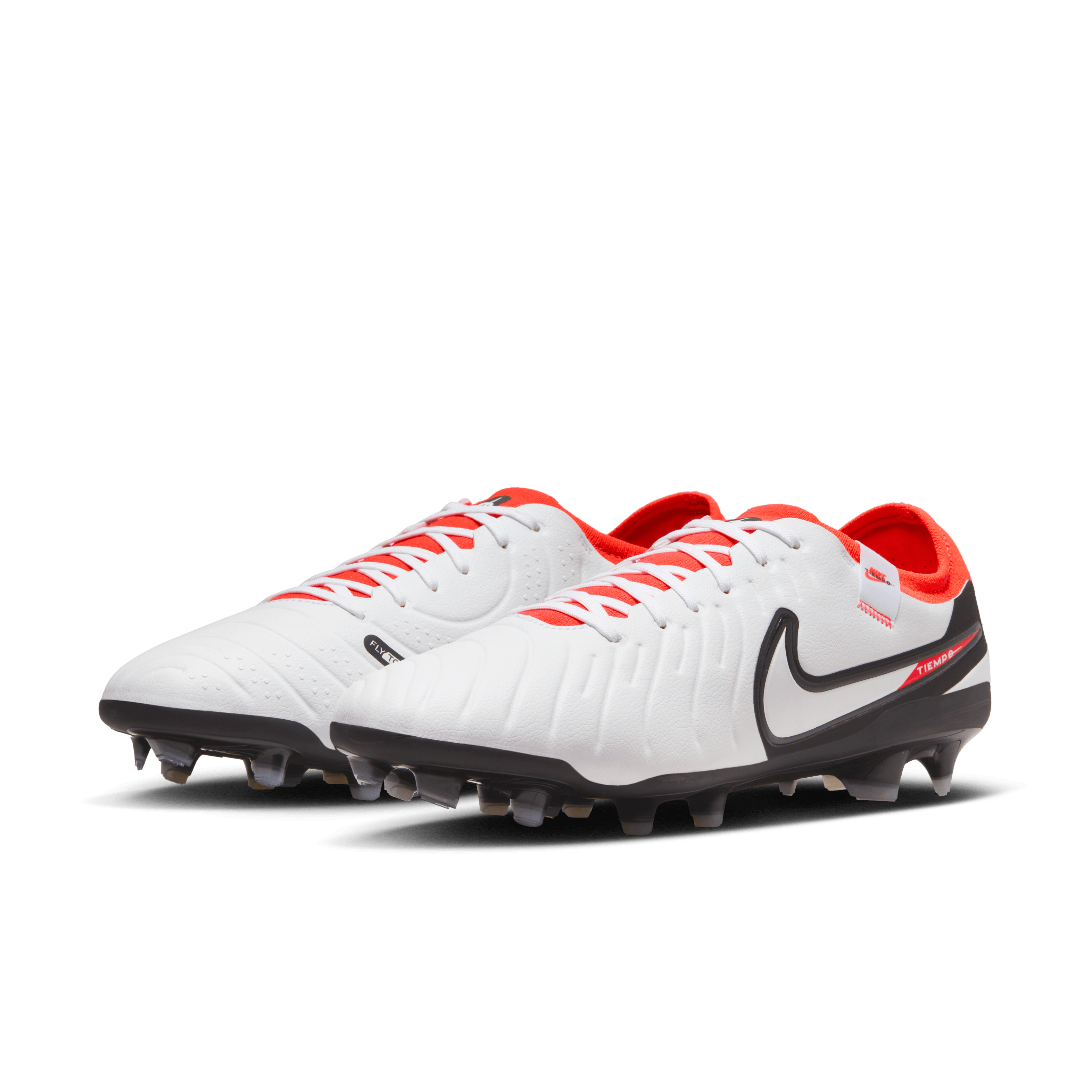 Nike Tiempo Legend 10 Pro FG-White/BK-Crimson