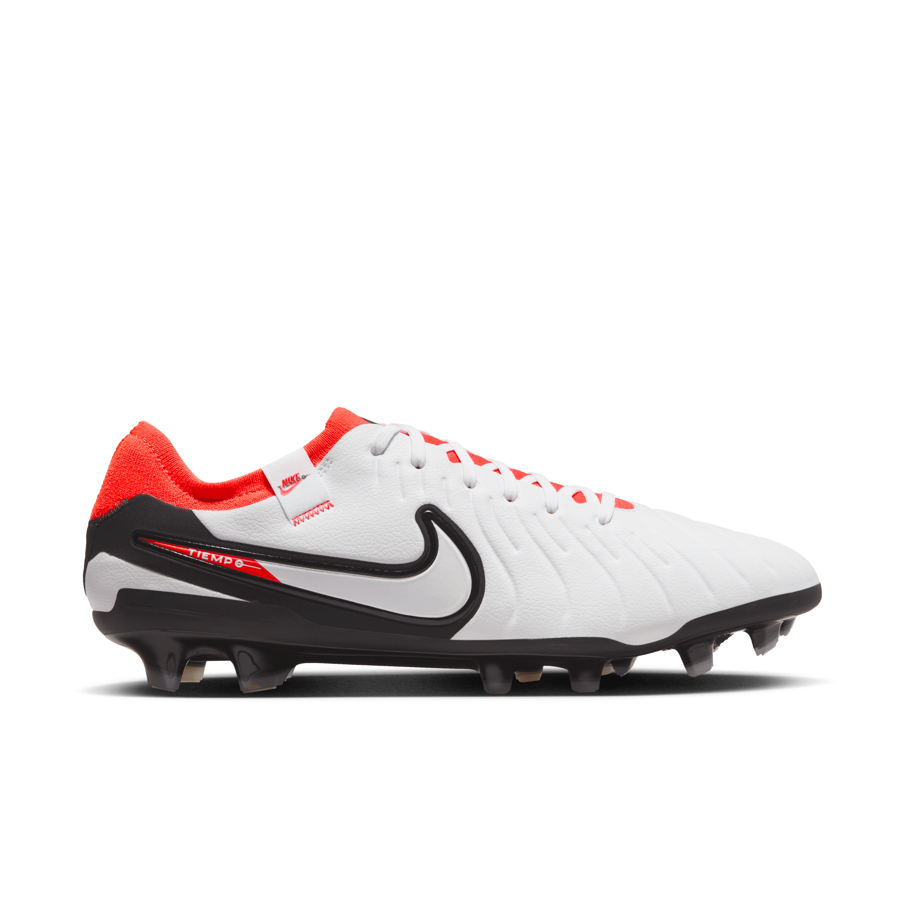 Nike Tiempo Legend 10 Pro FG-White/BK-Crimson