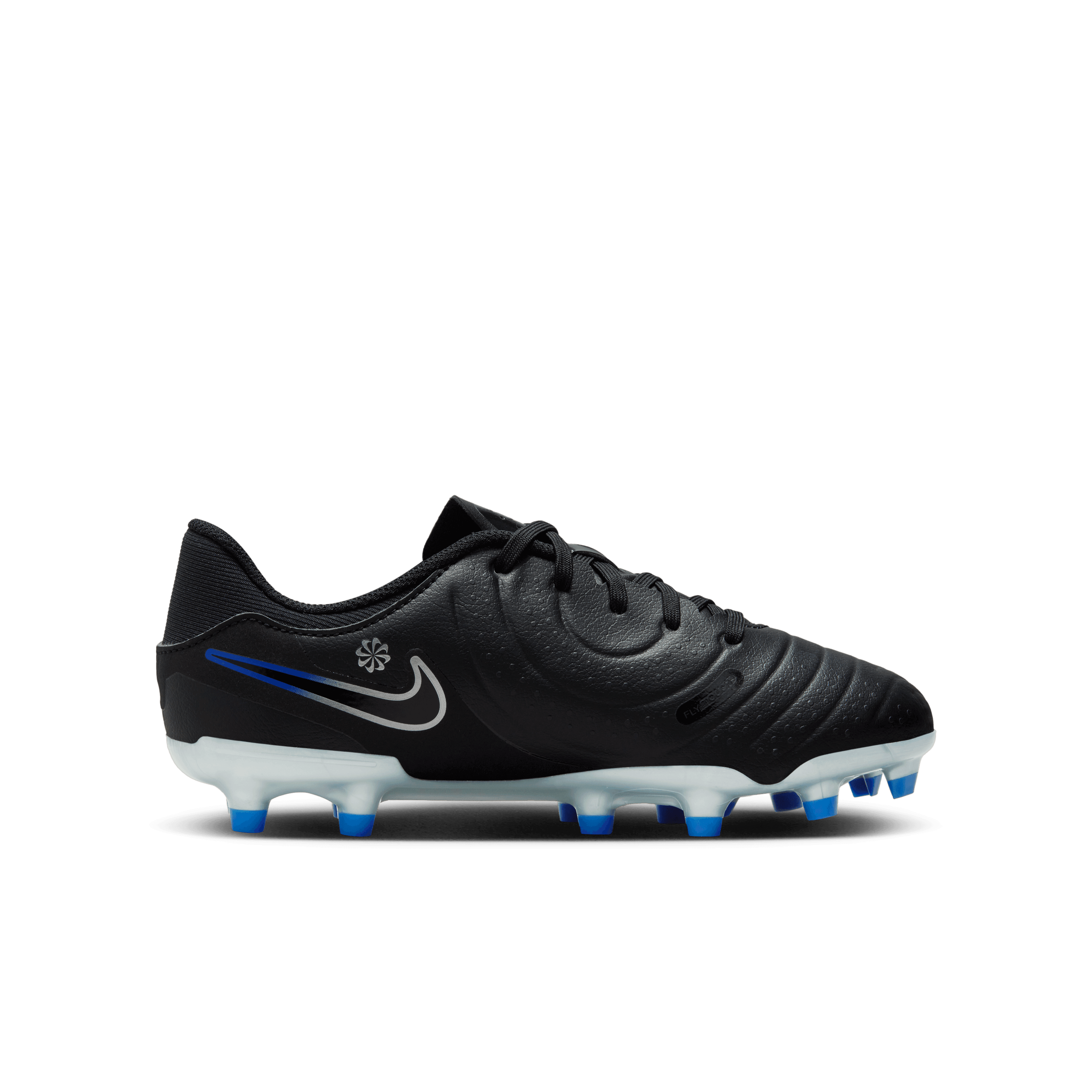 Nike Jr. Tiempo Legend 10 Academy FG-Black/Hyper Royal/Chrome