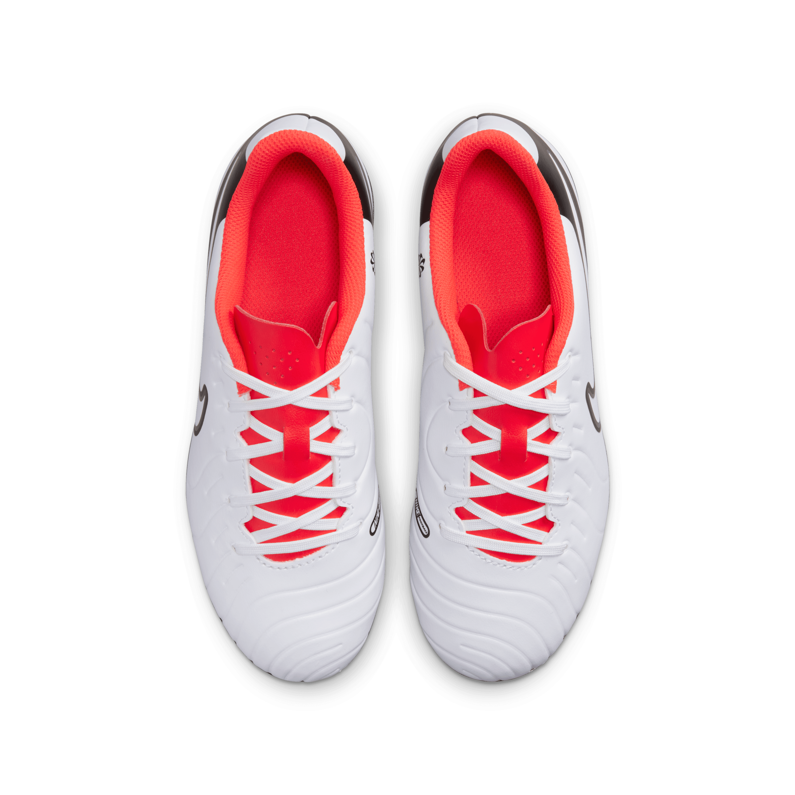 Nike Jr. Tiempo Legend 10 Club FG-WHITE/BLACK/BRIGHT CRIMSON