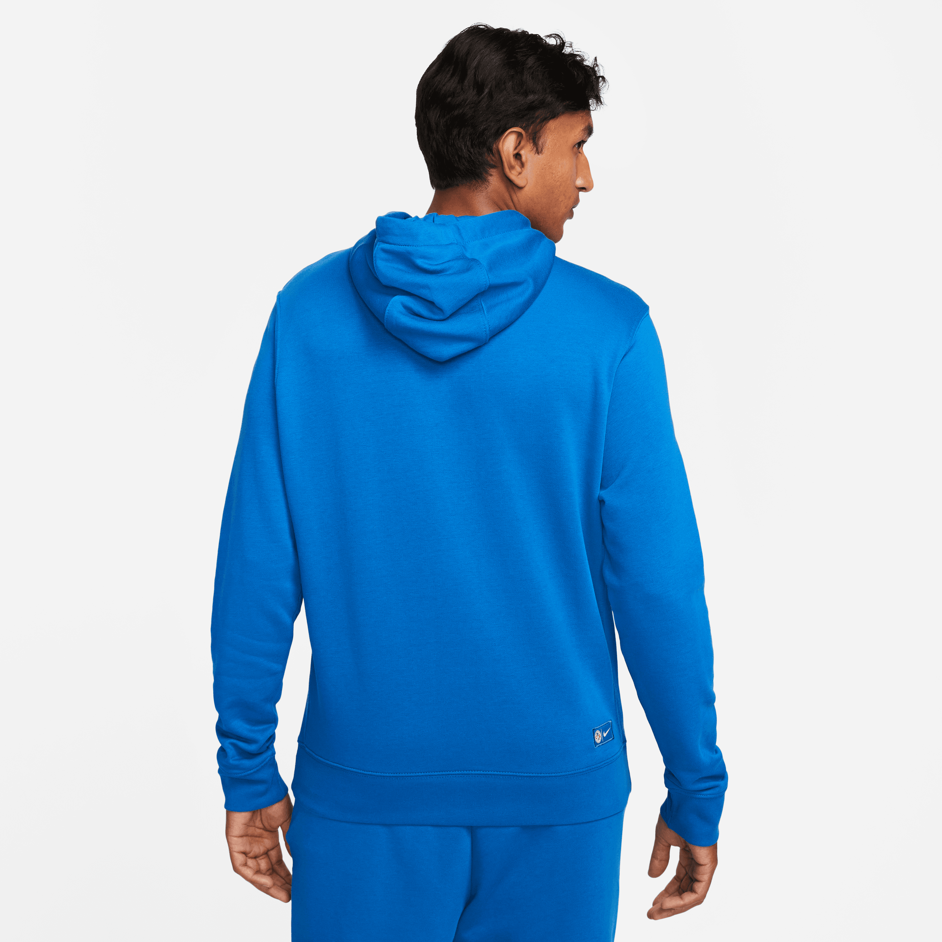 Nike Men's Club América Fleece Pullover Hoodie-Blue