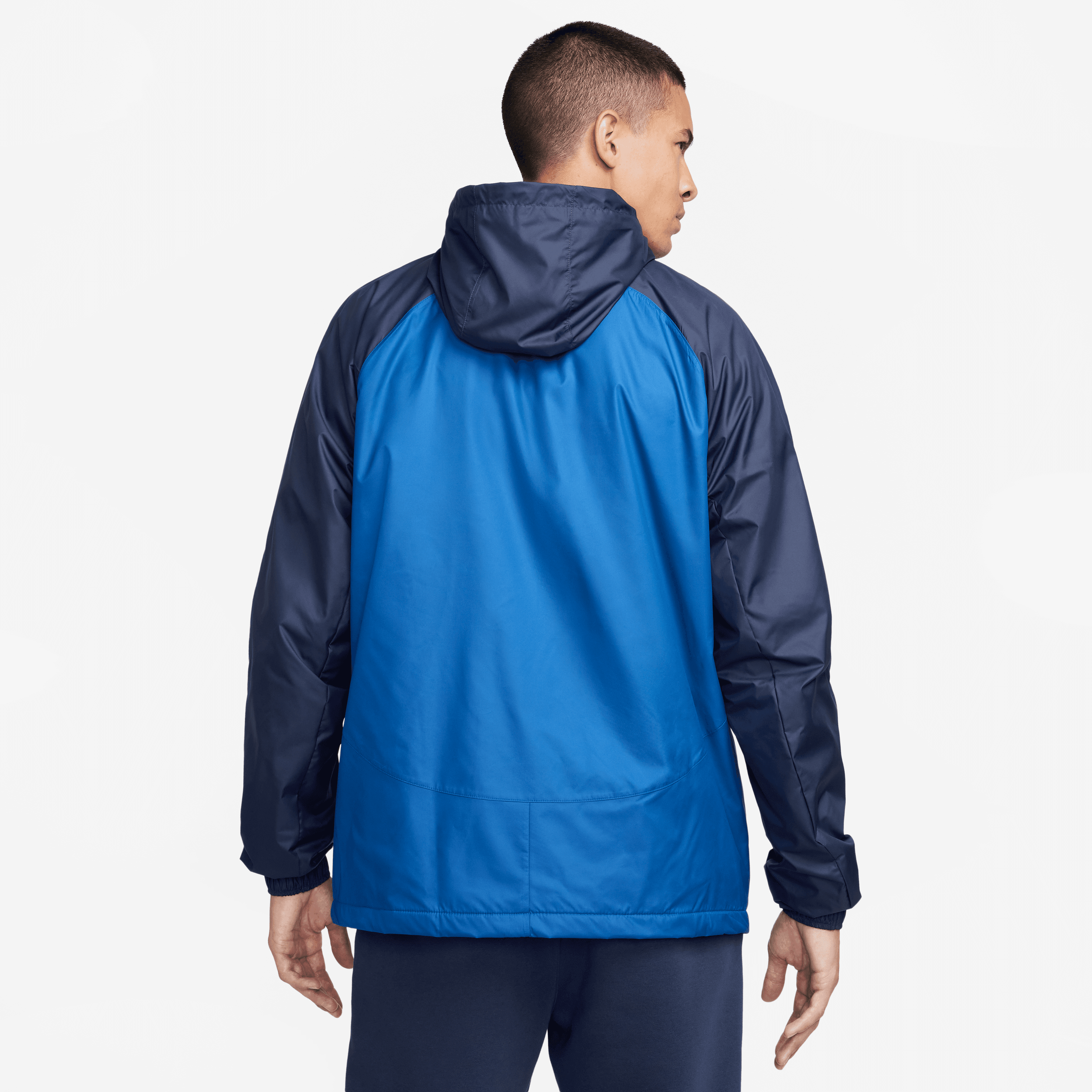Nike Men's Club America Hoodie Jacket-Blue