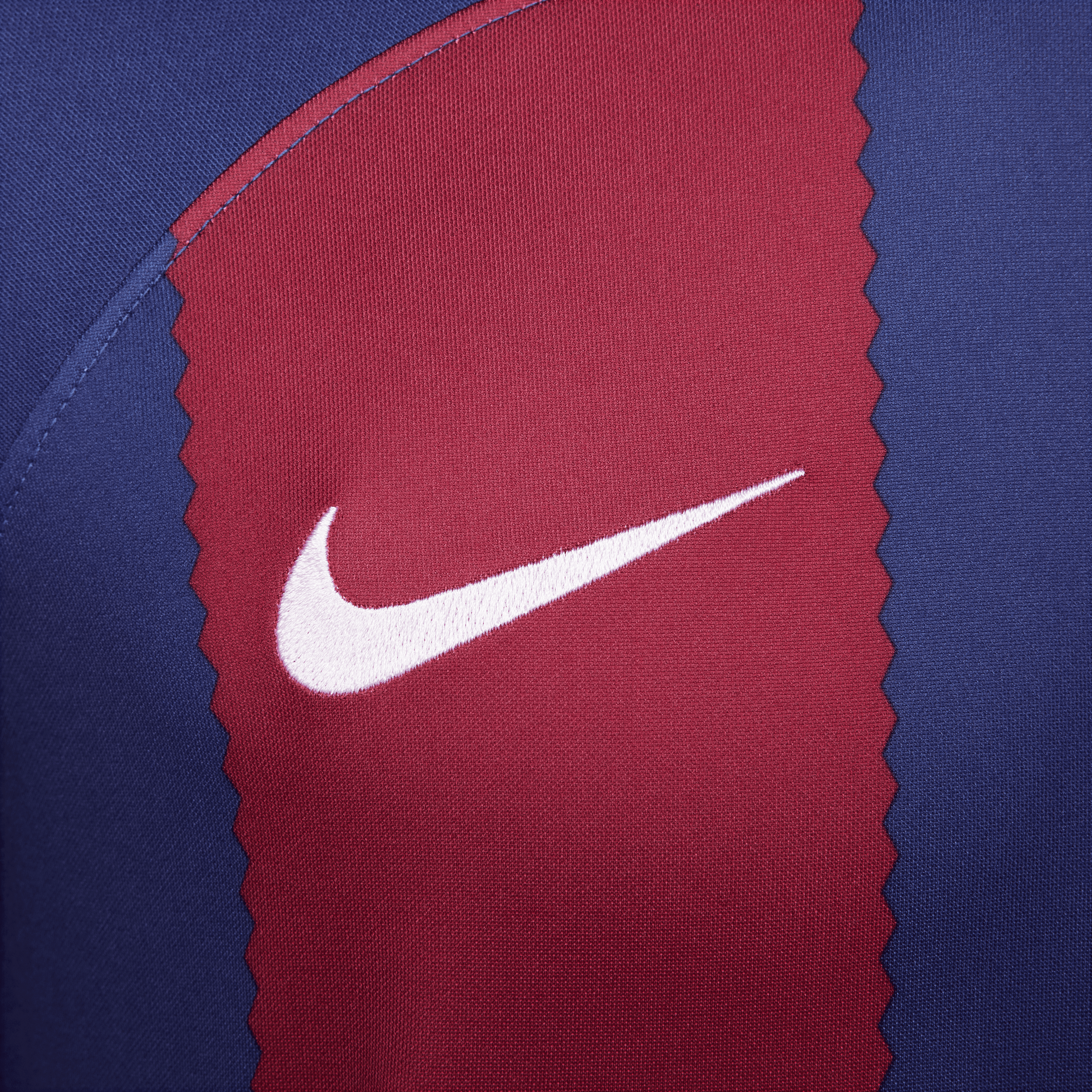 Nike Men's FC Barcelona Stadium Home Long Sleeve Dri-FIT Soccer Jersey 23/24