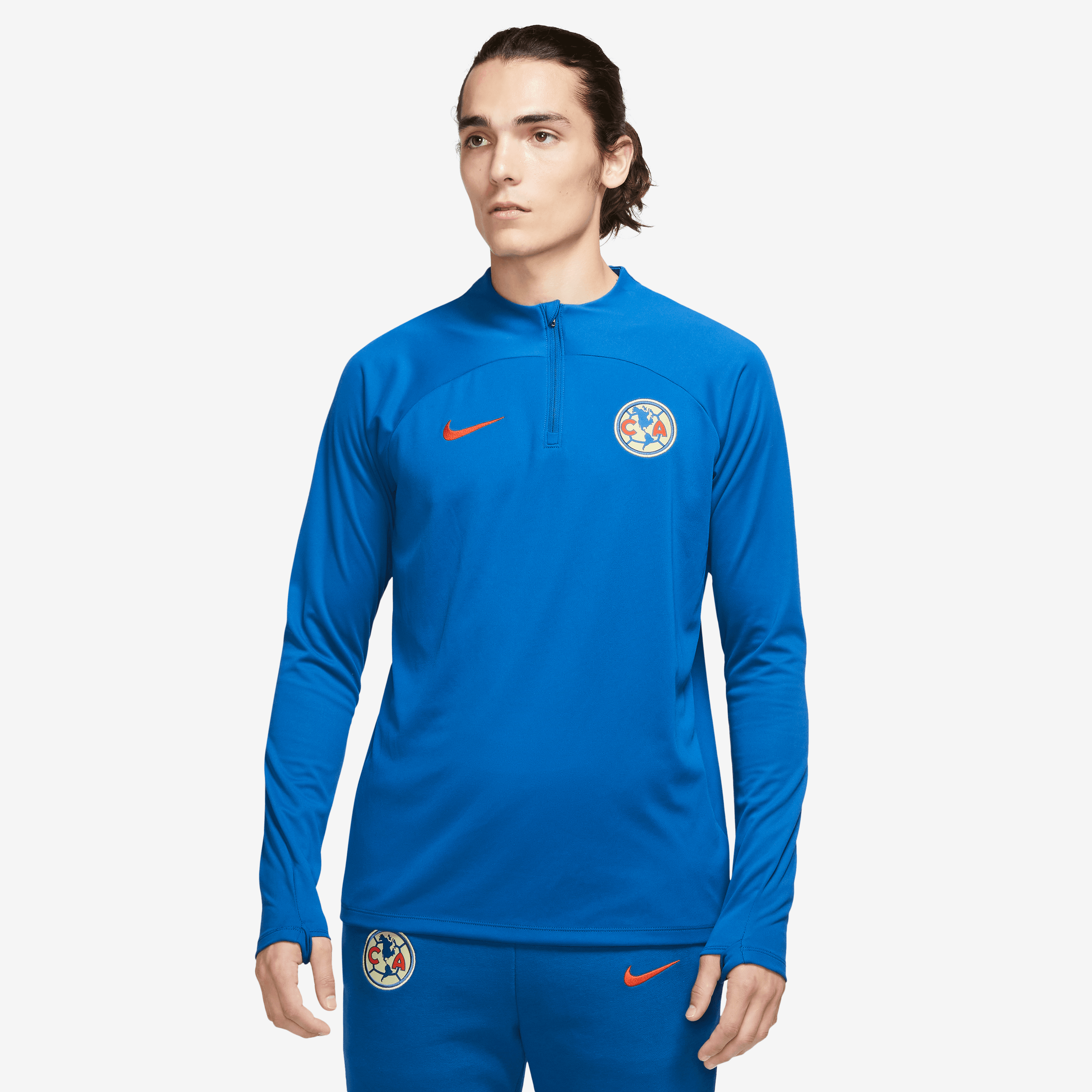 Nike Men's Club América Academy Pro Dri-FIT Soccer Top-Blue