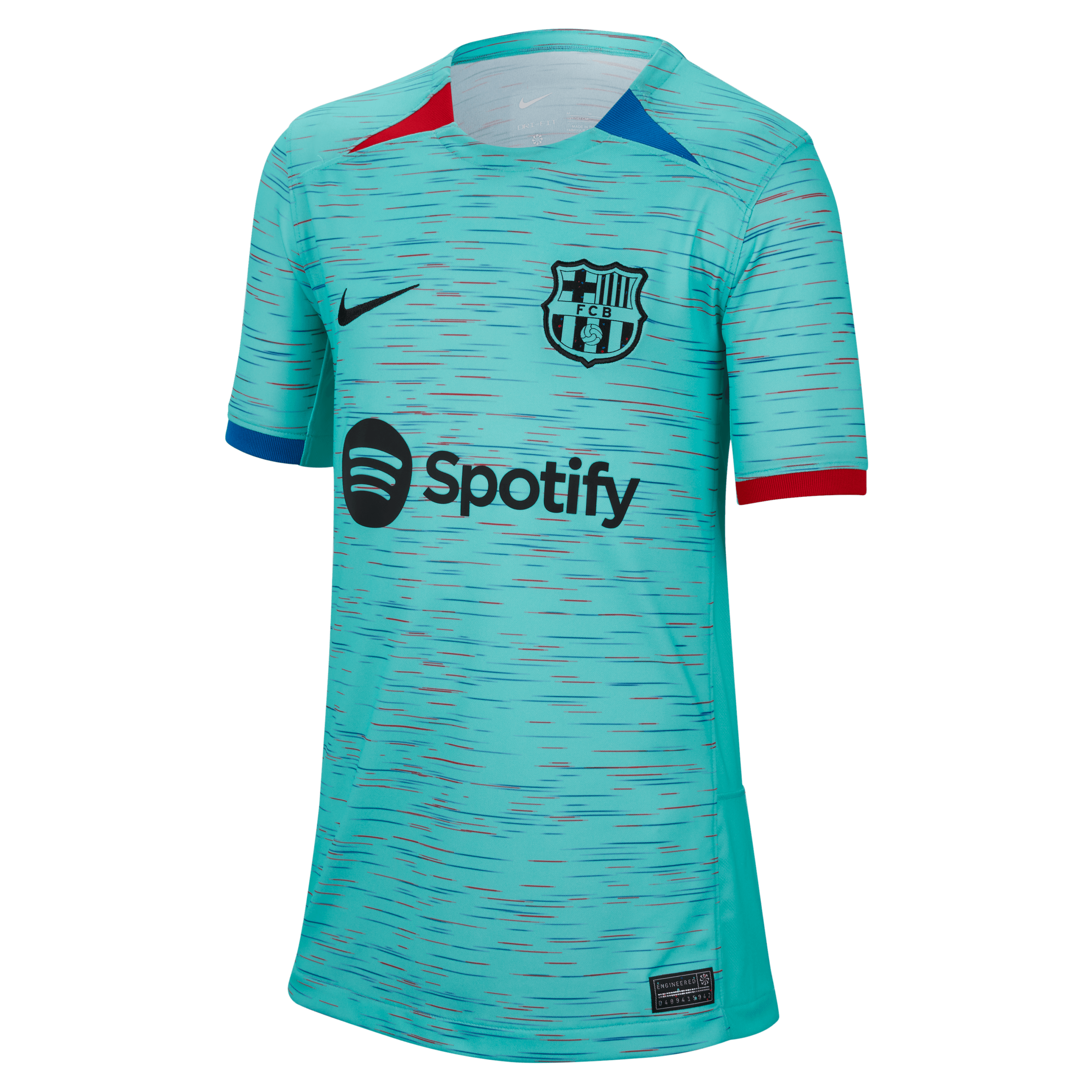 Nike Youth Barcelona 3rd Stadium Jersey 23/24