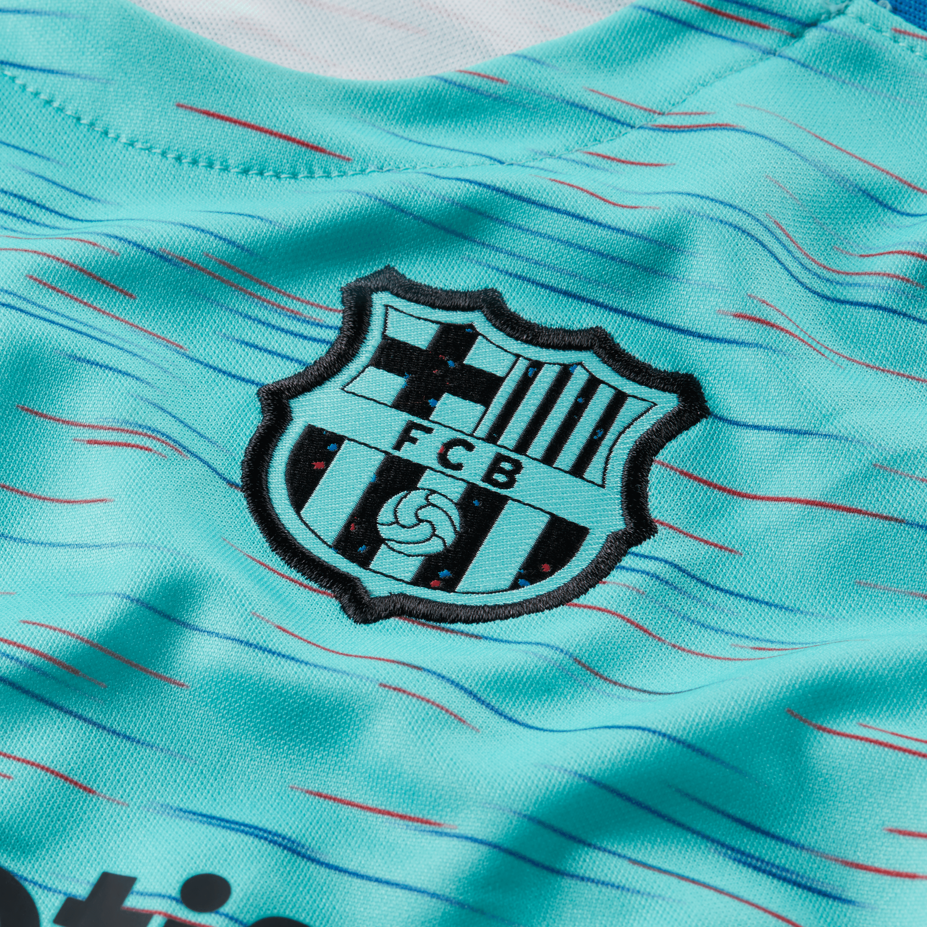 Nike Youth Barcelona 3rd Stadium Jersey 23/24